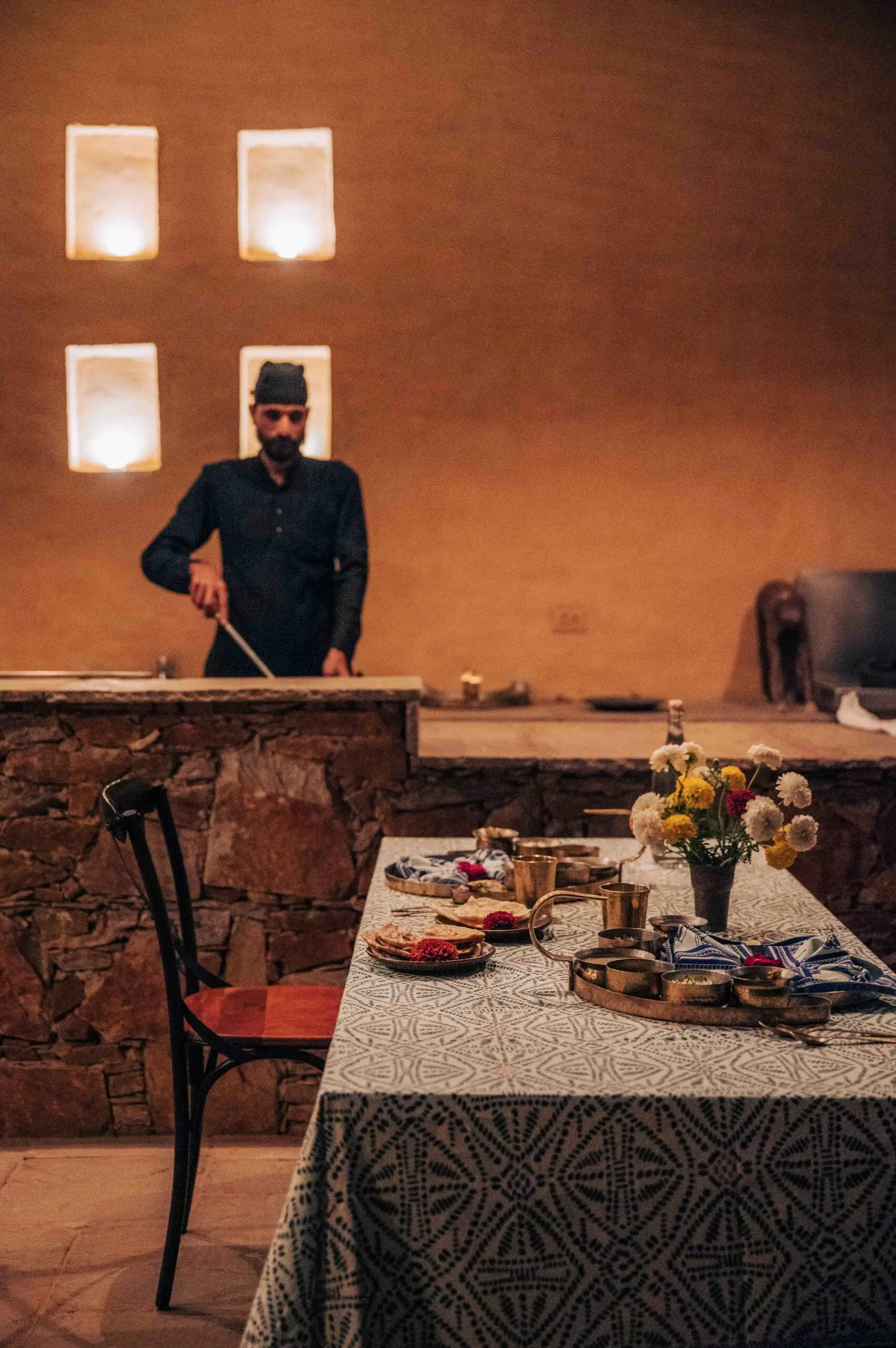 Dining at Anopura