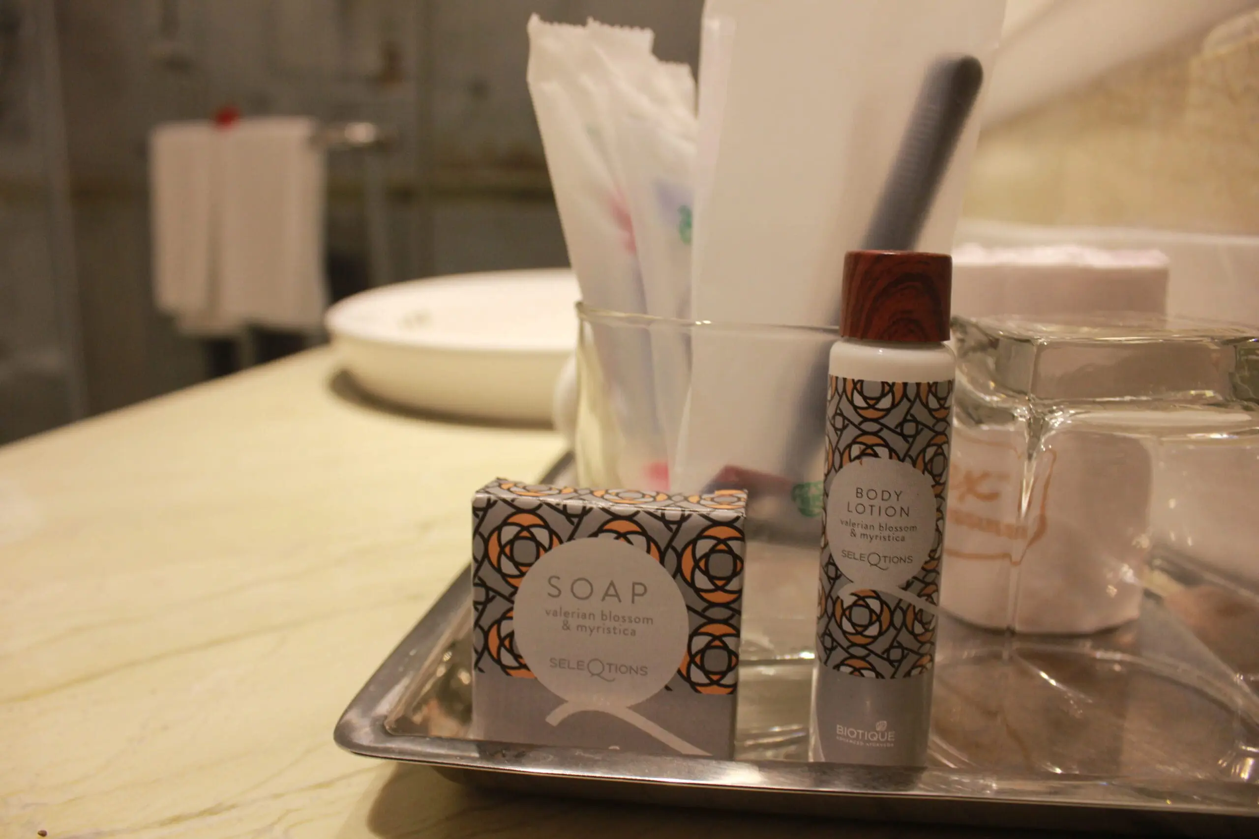 Bathroom amenities at savoy ooty