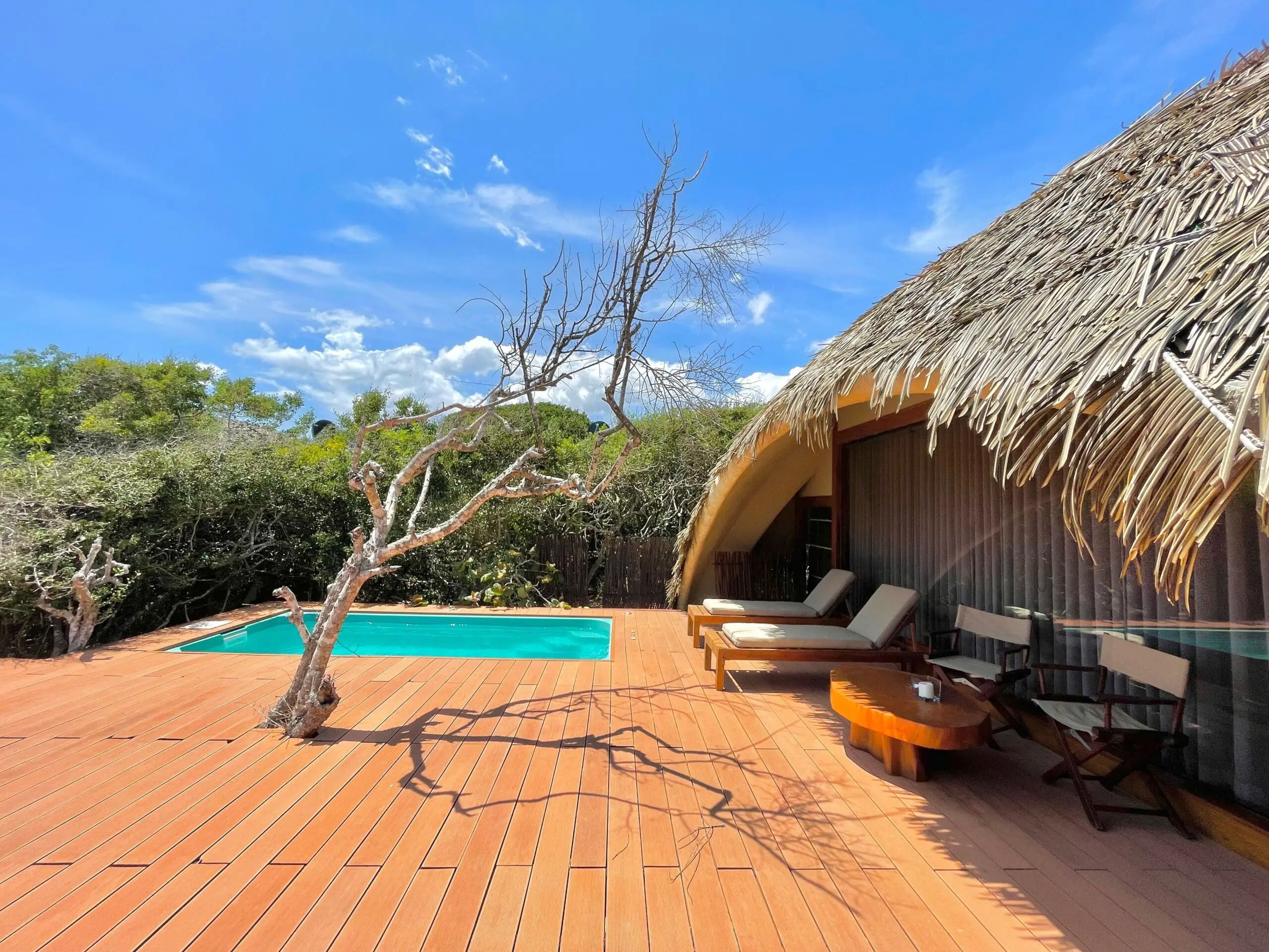 Private plunge pool Chena Huts