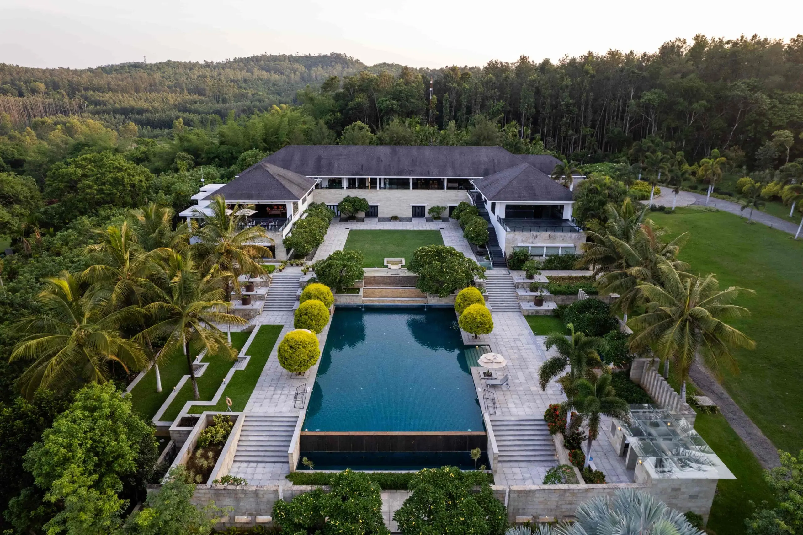 birdseye view of serai chikmagalur