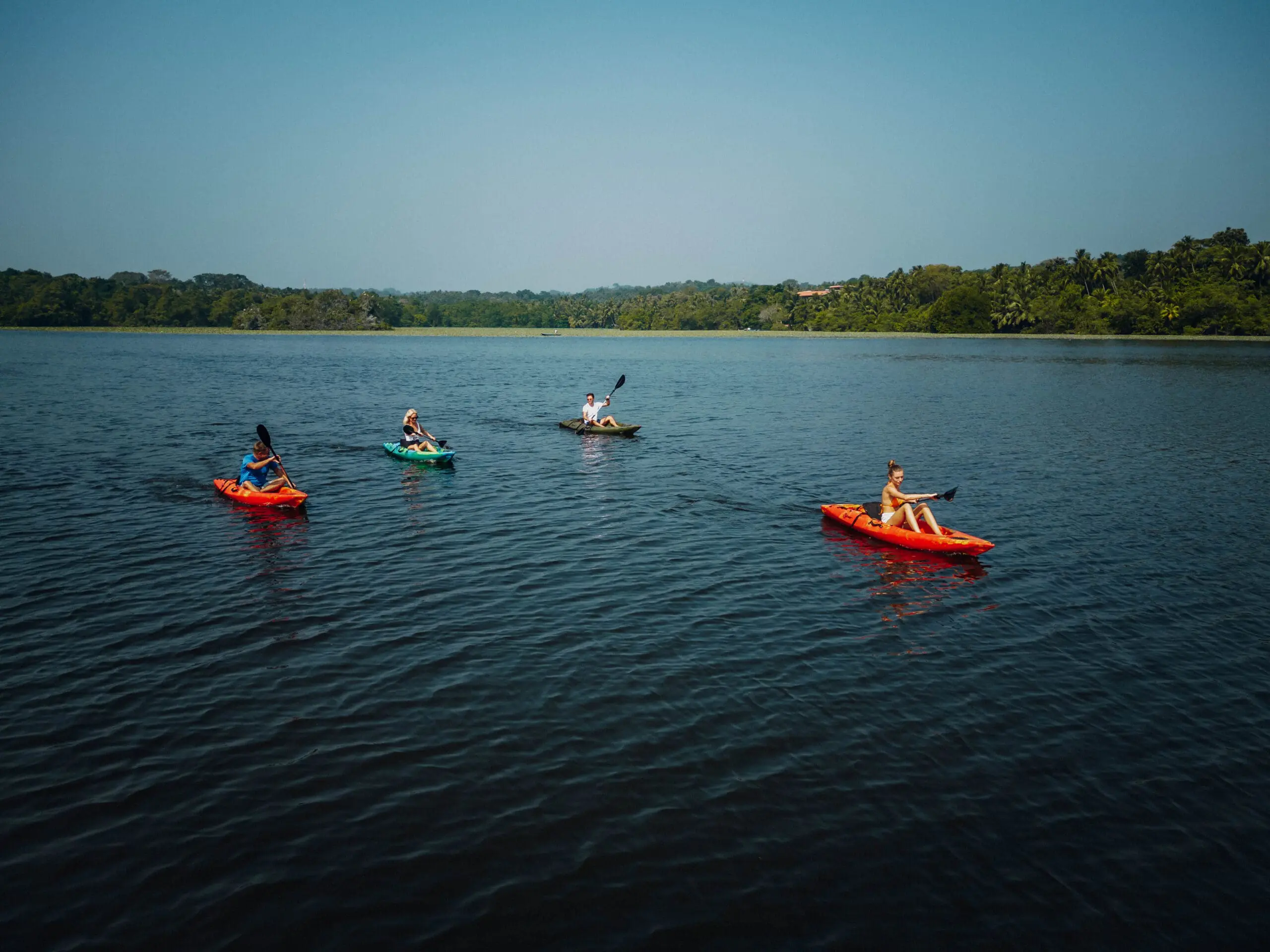 Kayaking from Halycon Mawella