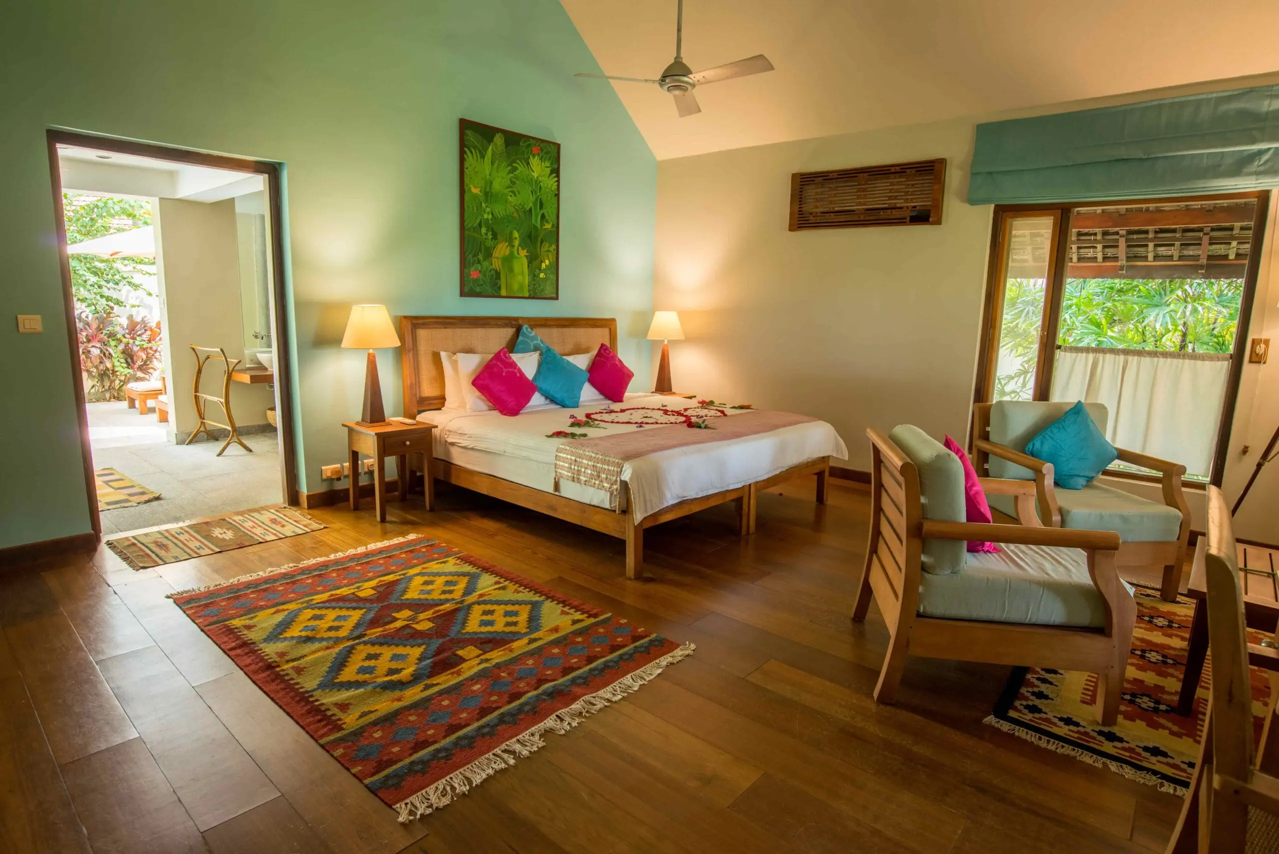room at neeleshwar hermitage