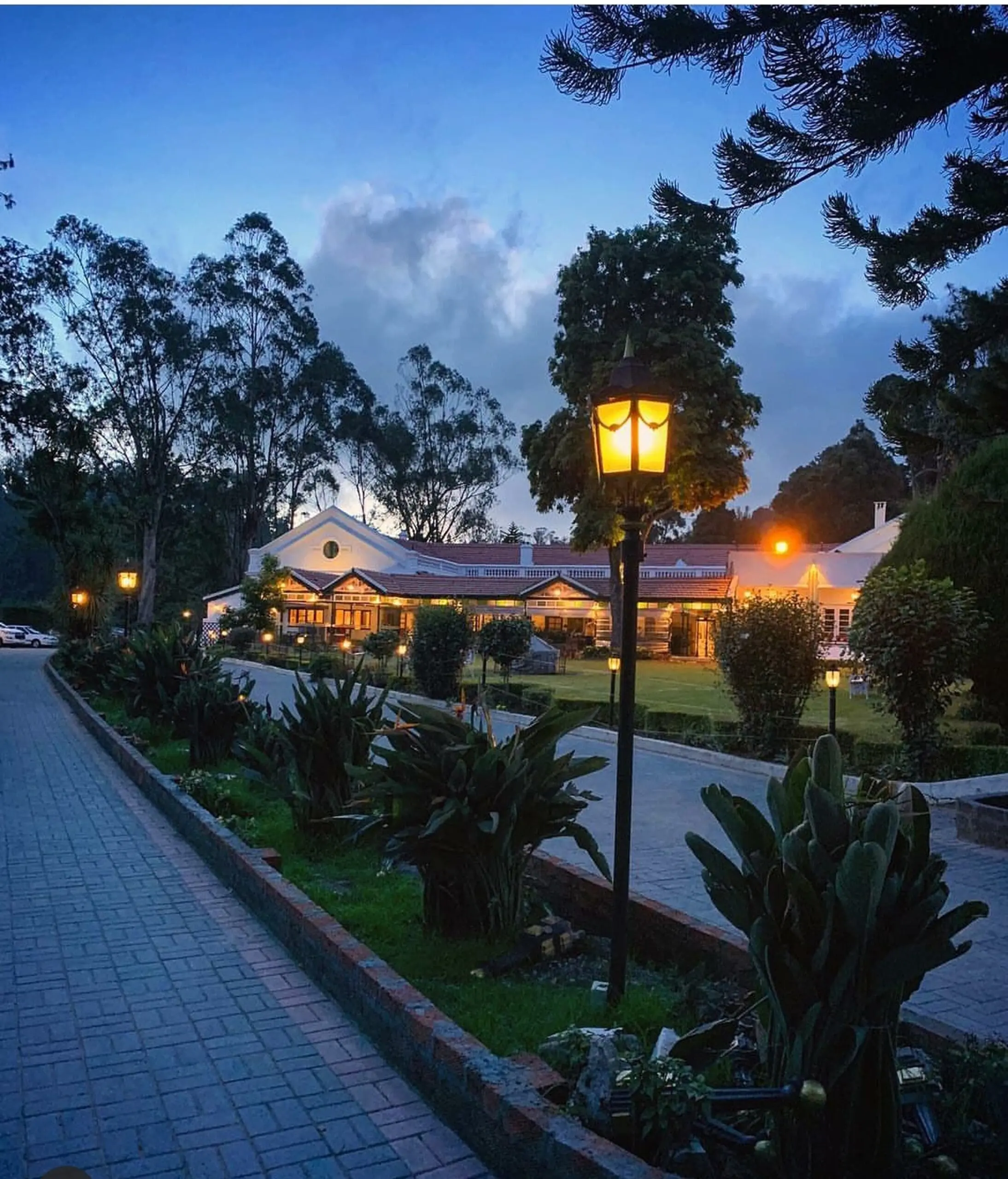 dusk at savoy ooty