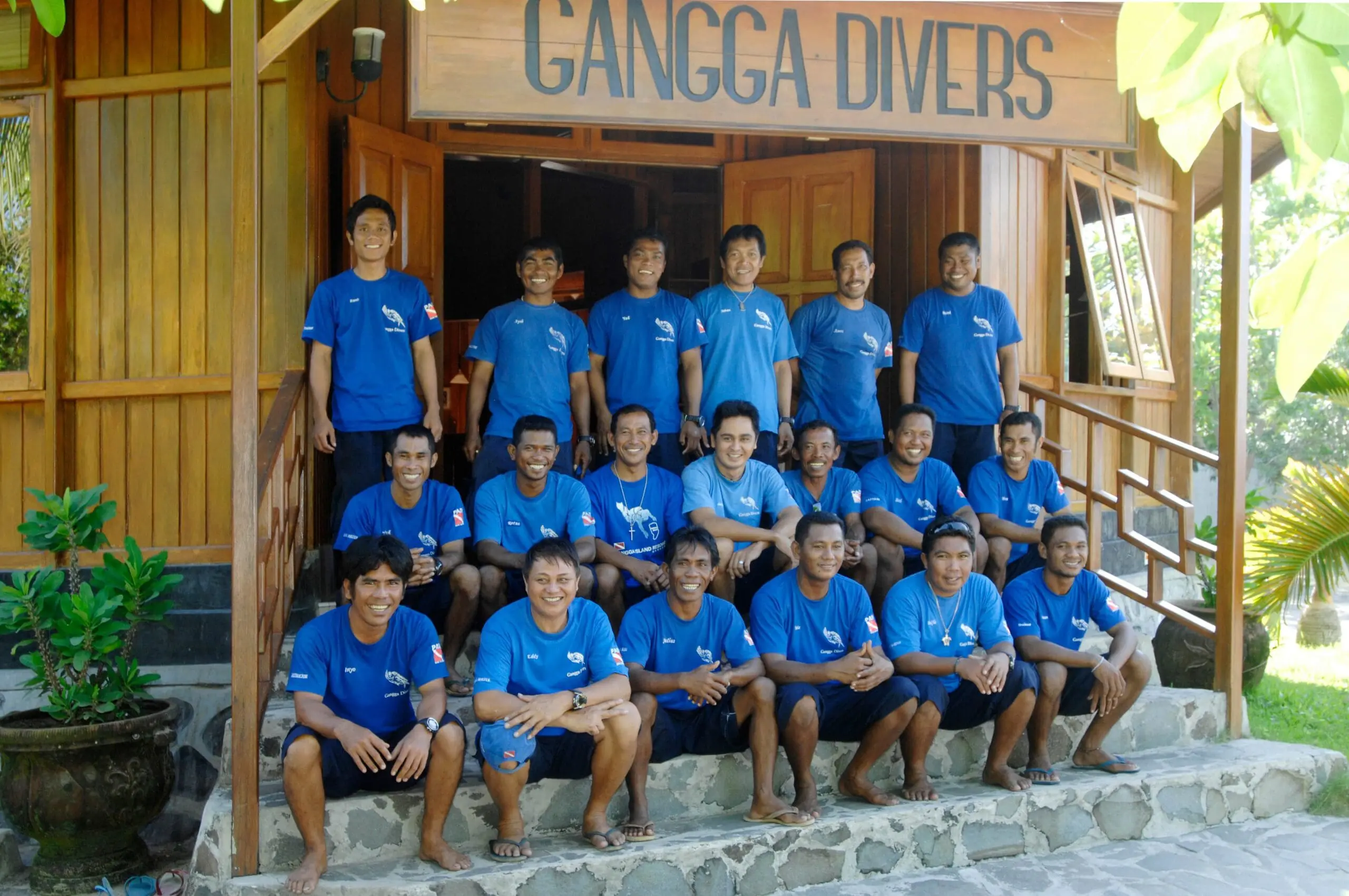 Divers at Gangga resort