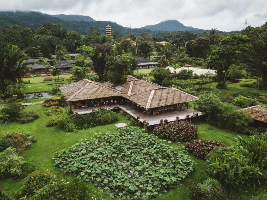 Gardenia Country Inn from above