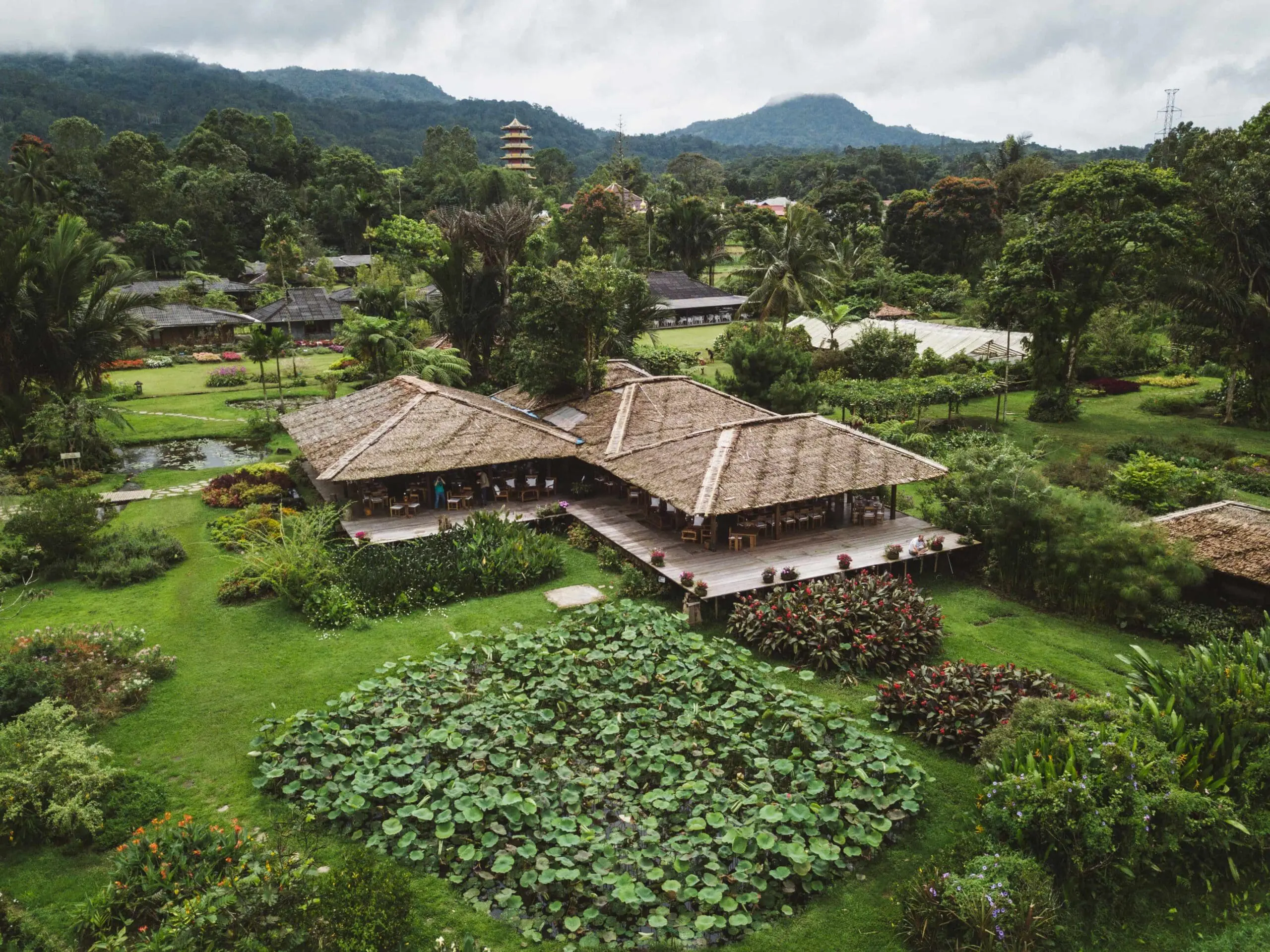 Gardenia Country Inn from above