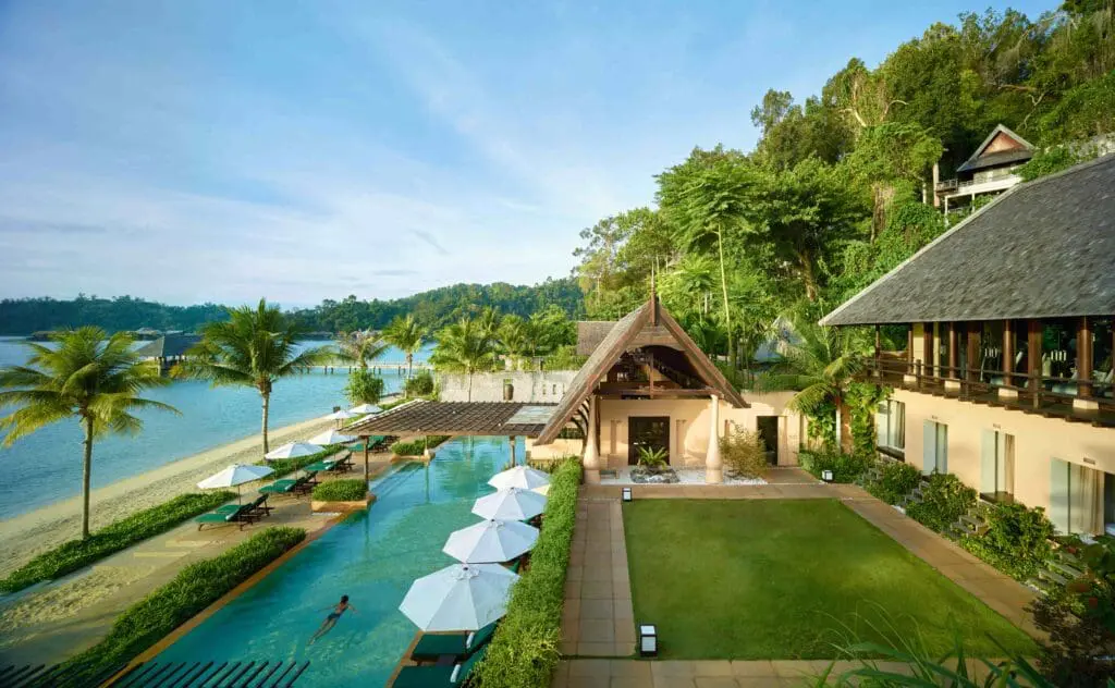 Gaya Island Resort view