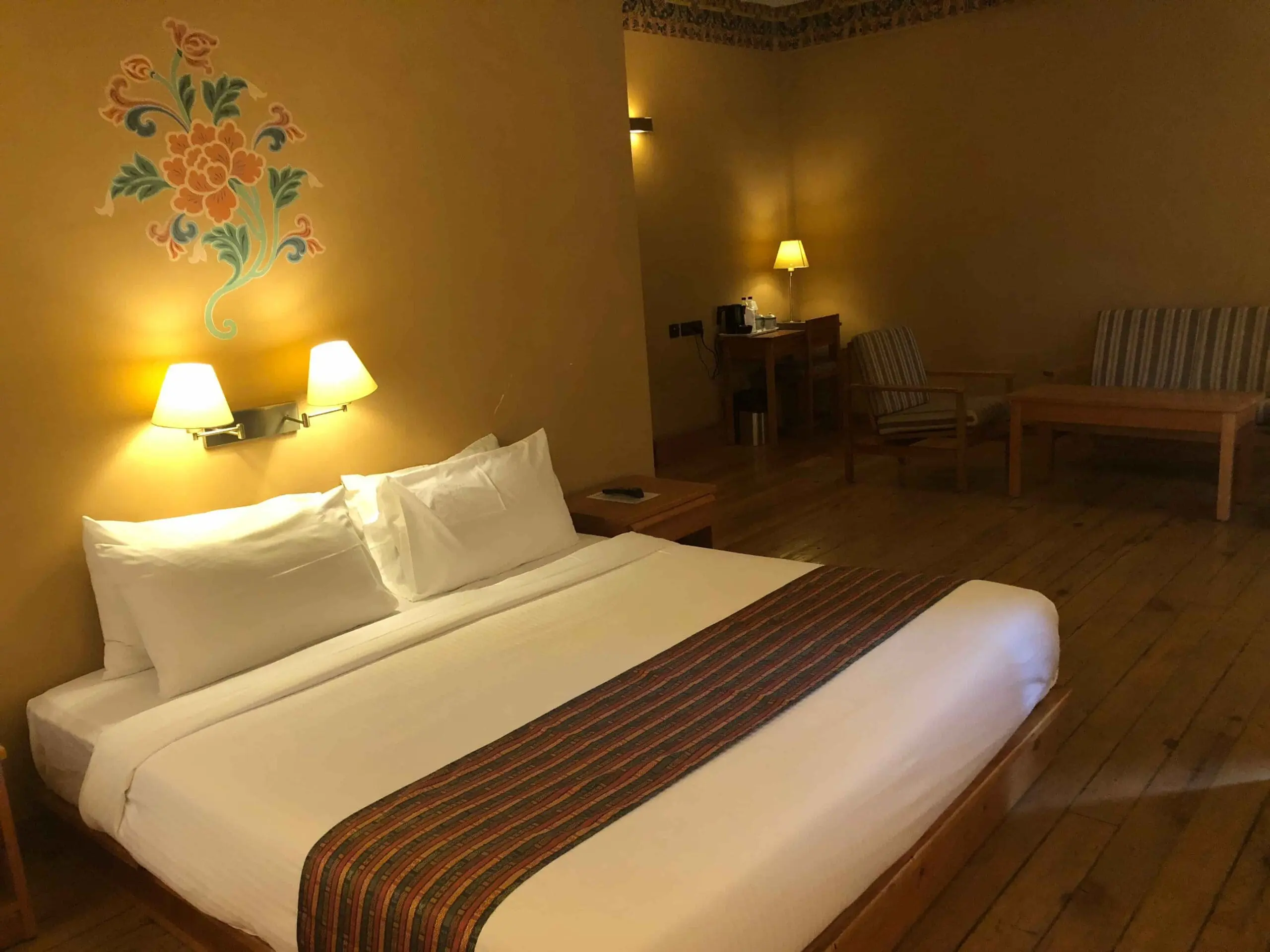 Dewachen, Gangtey bedroom