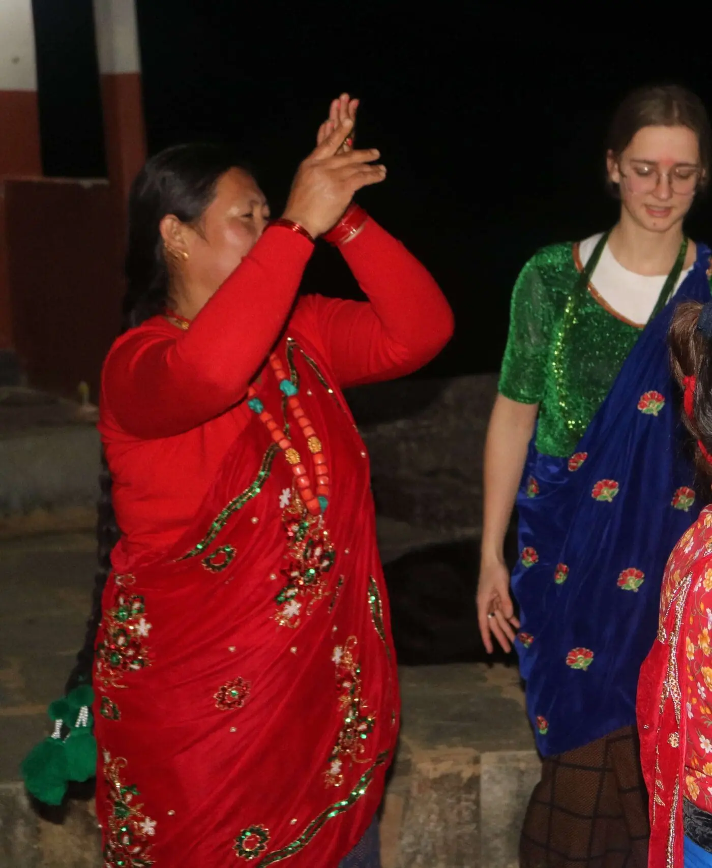 people dancing at Hemjakot Community Homestay