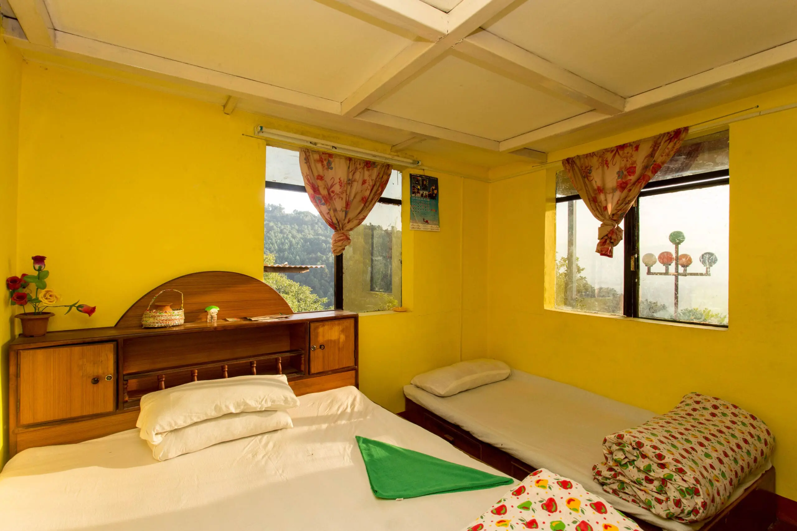 Nagarkot Community homestay bedroom