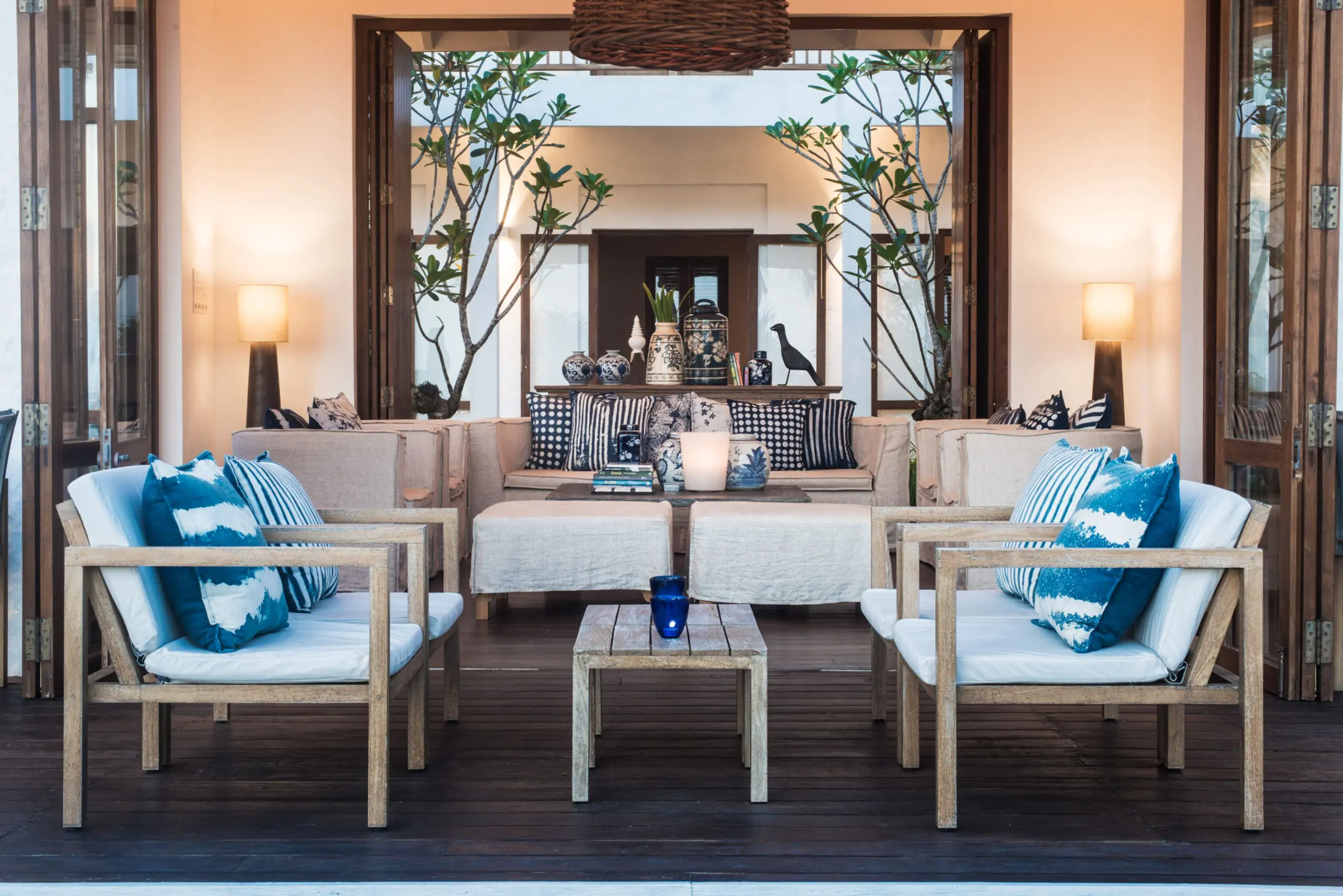 Kumu Beach Sri Lanka - living area