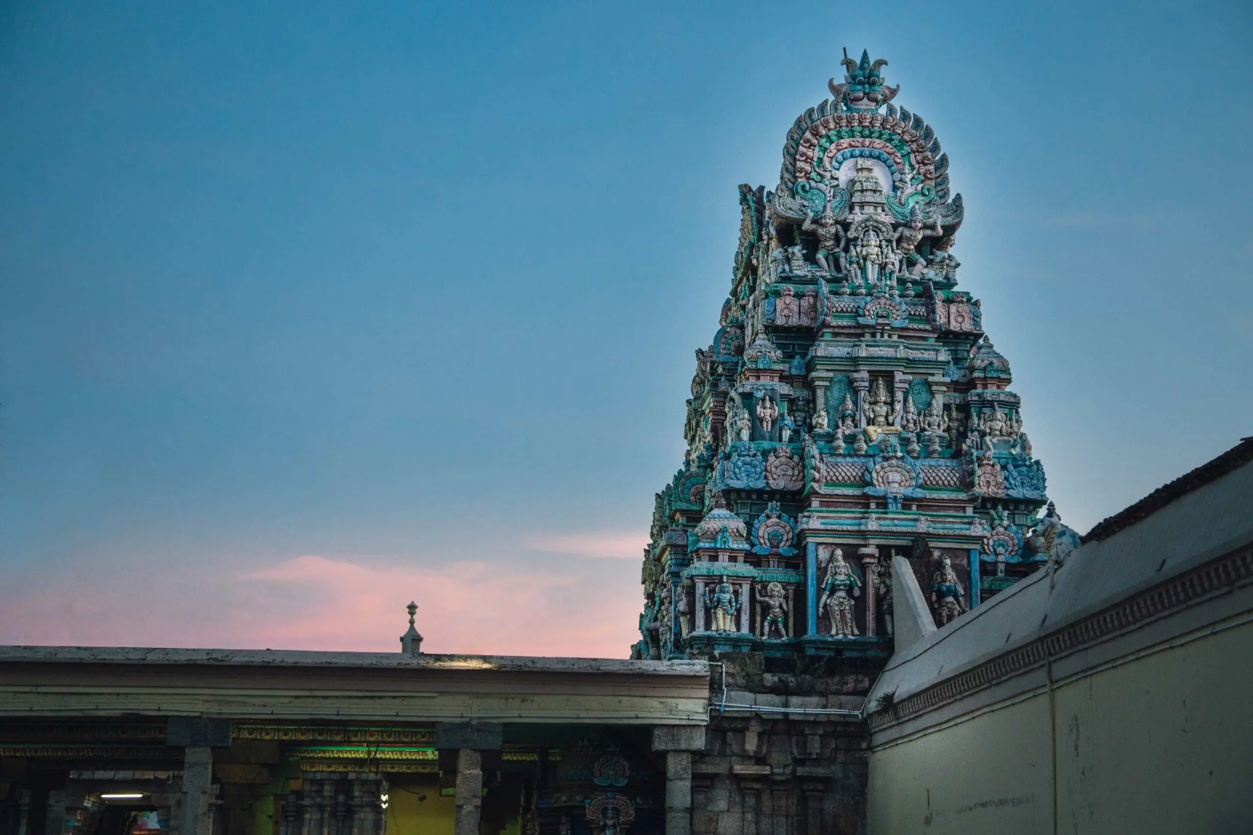 temple at mantra koodam