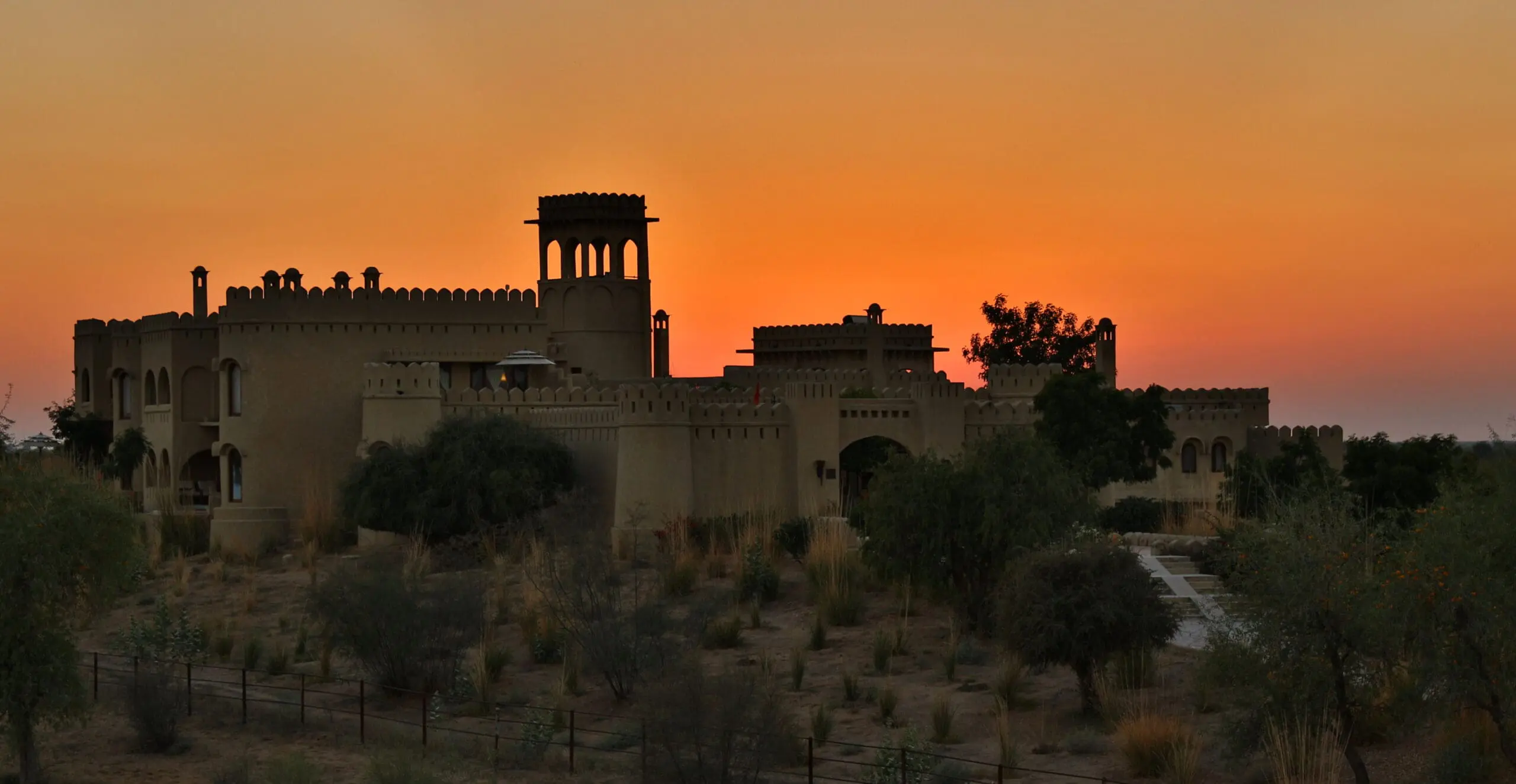 sunset at mihir garh