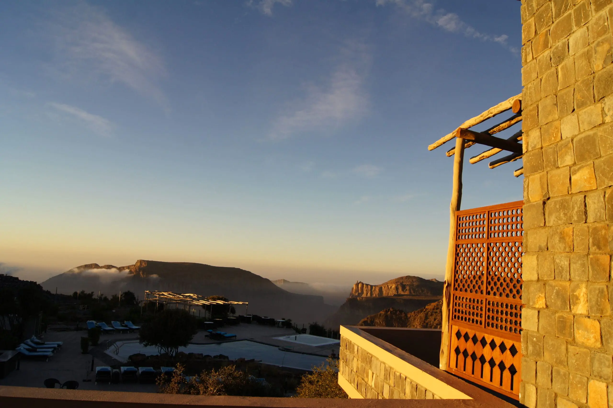 Sahab Resort balcony
