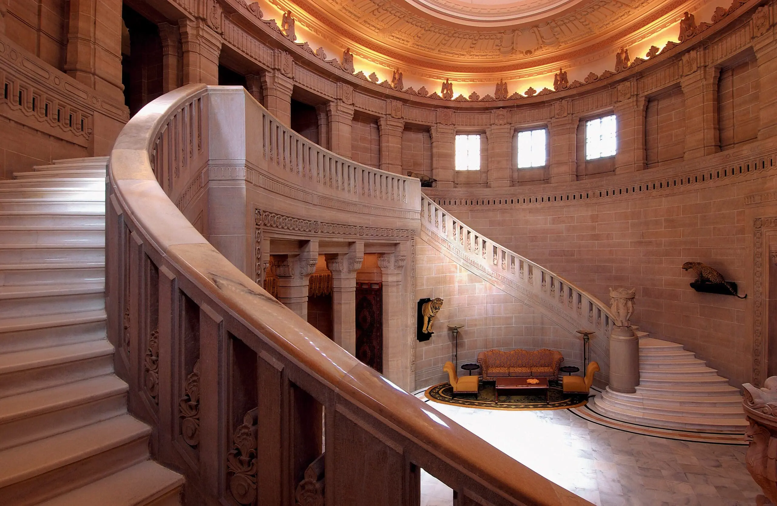 Lobby at Umaid Bhawan Palace, Jodhpur