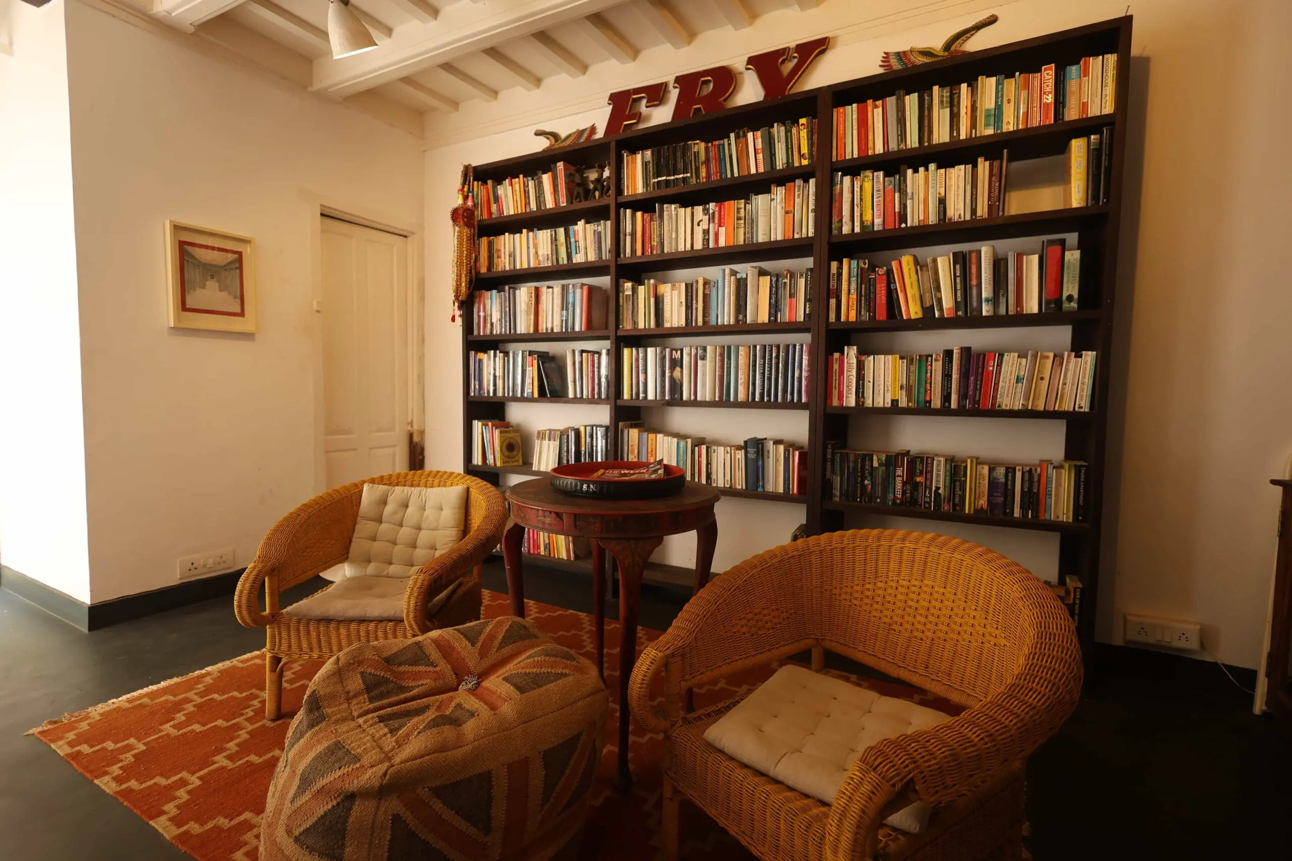 seating area at rajakkad estate