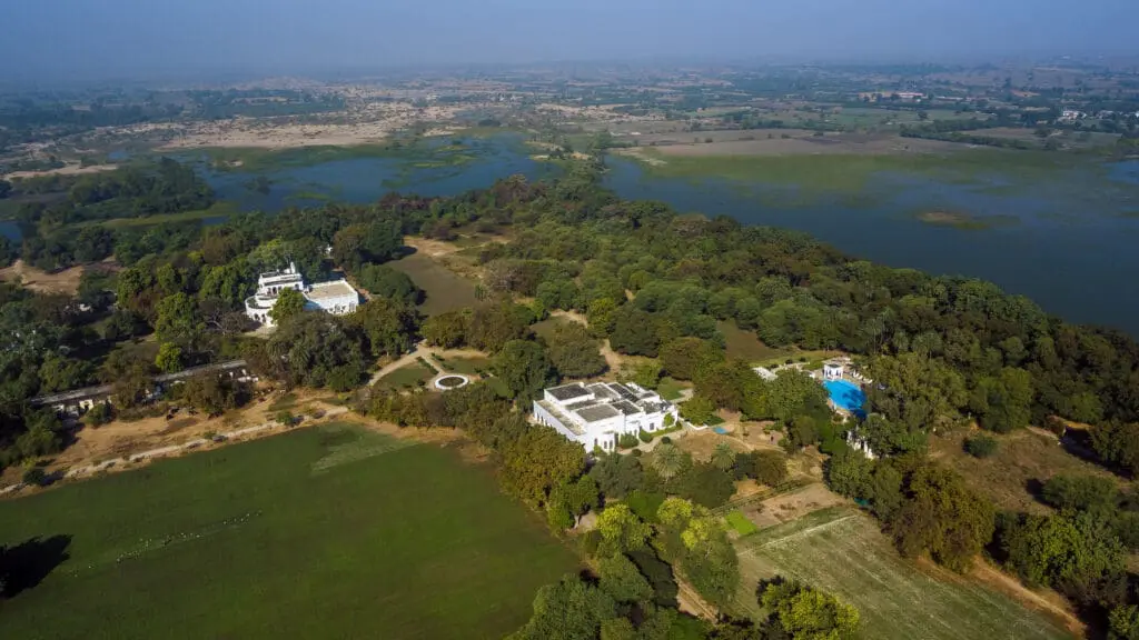 shahpura bagh drone shot