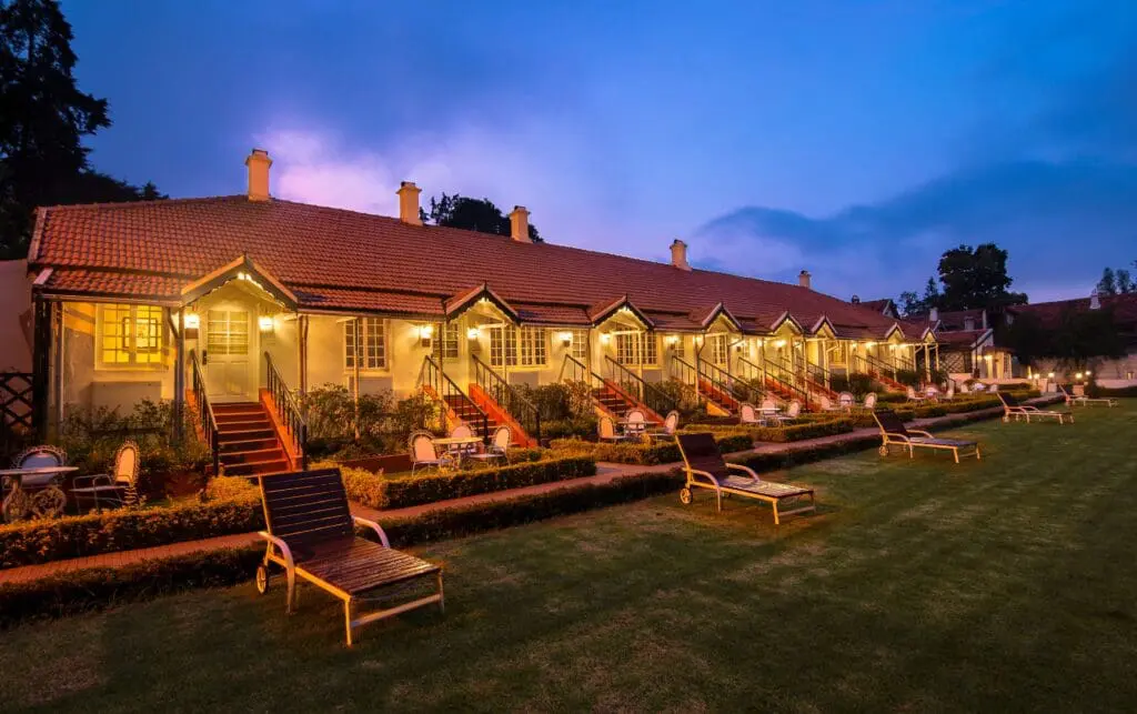 nighttime at savoy ooty
