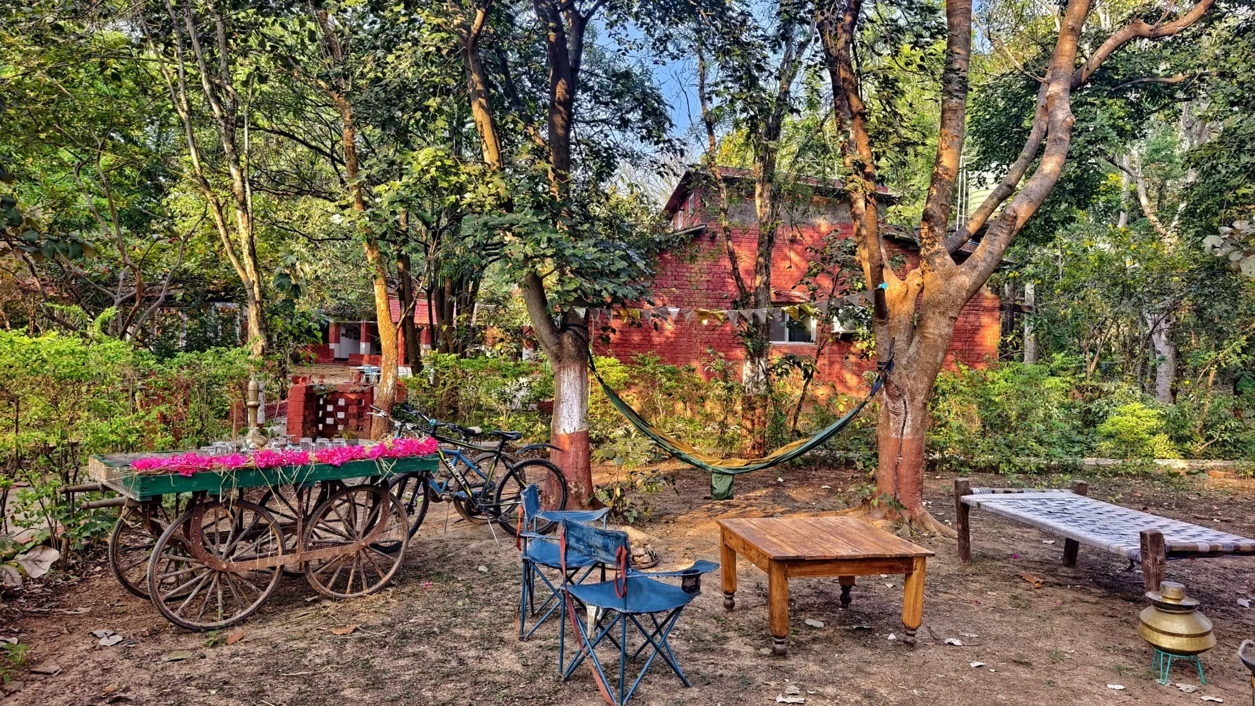 Courtyard at Bhoram Deo