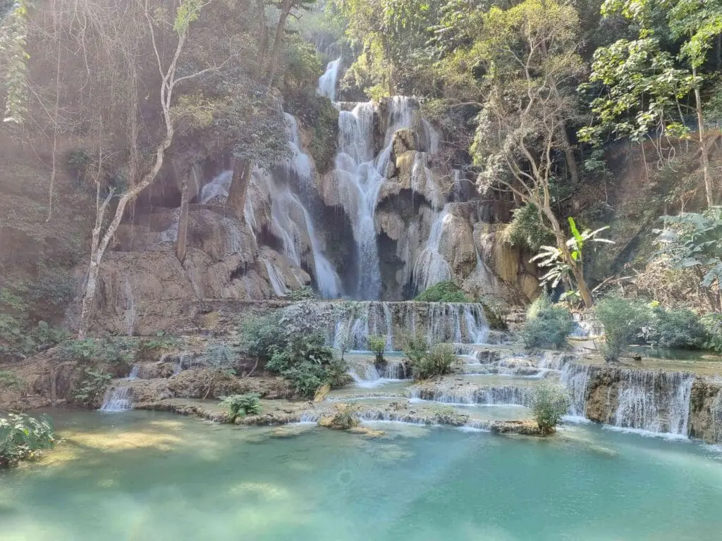 kuang si waterfalls