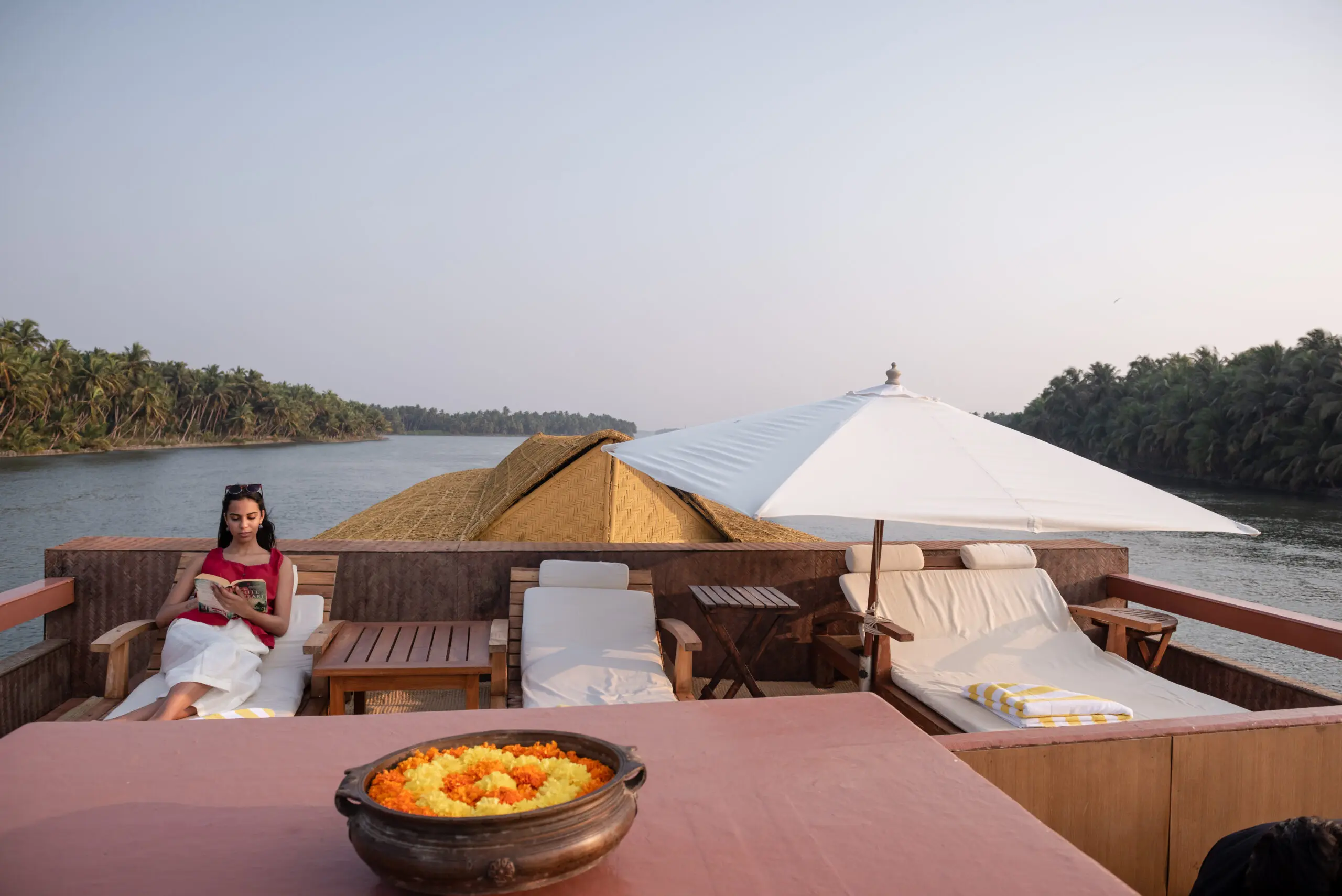 Lotus Houseboat Kerala India