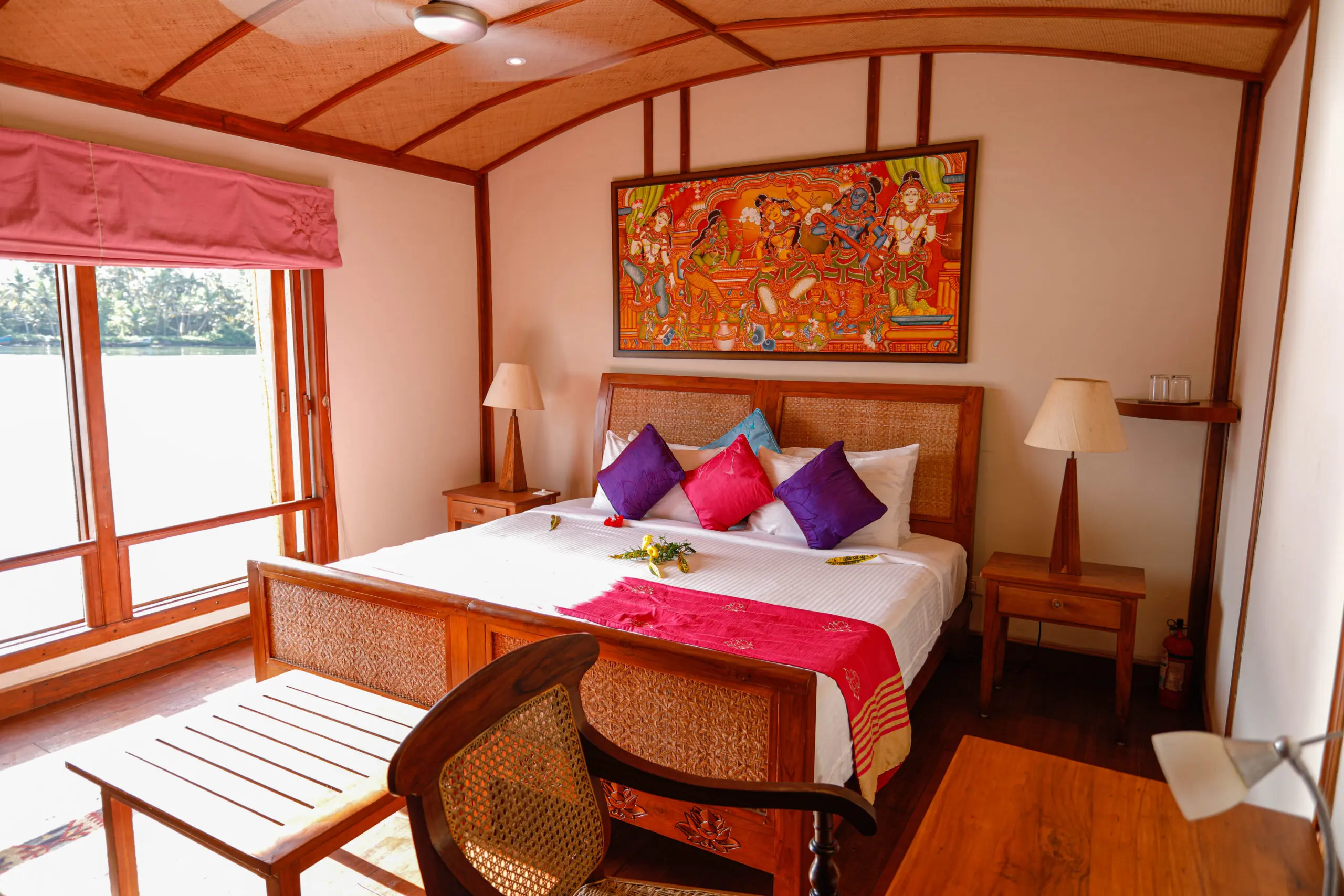 Lotus Houseboat Kerala India