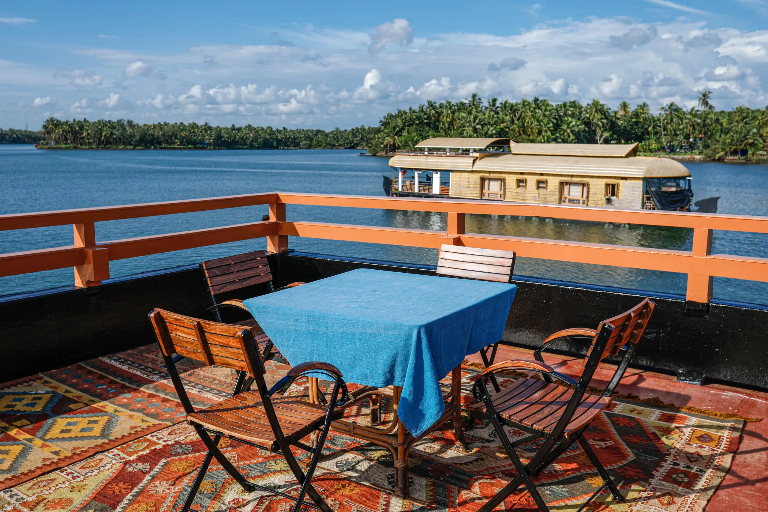 Lotus Houseboat Kerala India