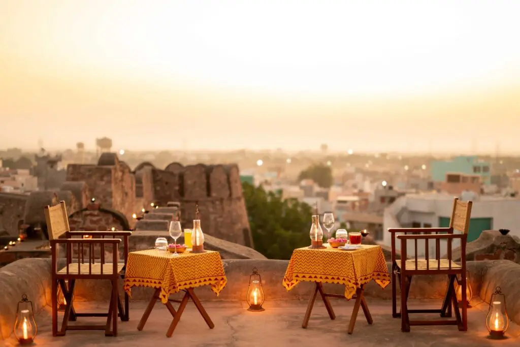 Ranvas Nagaur sunset drink