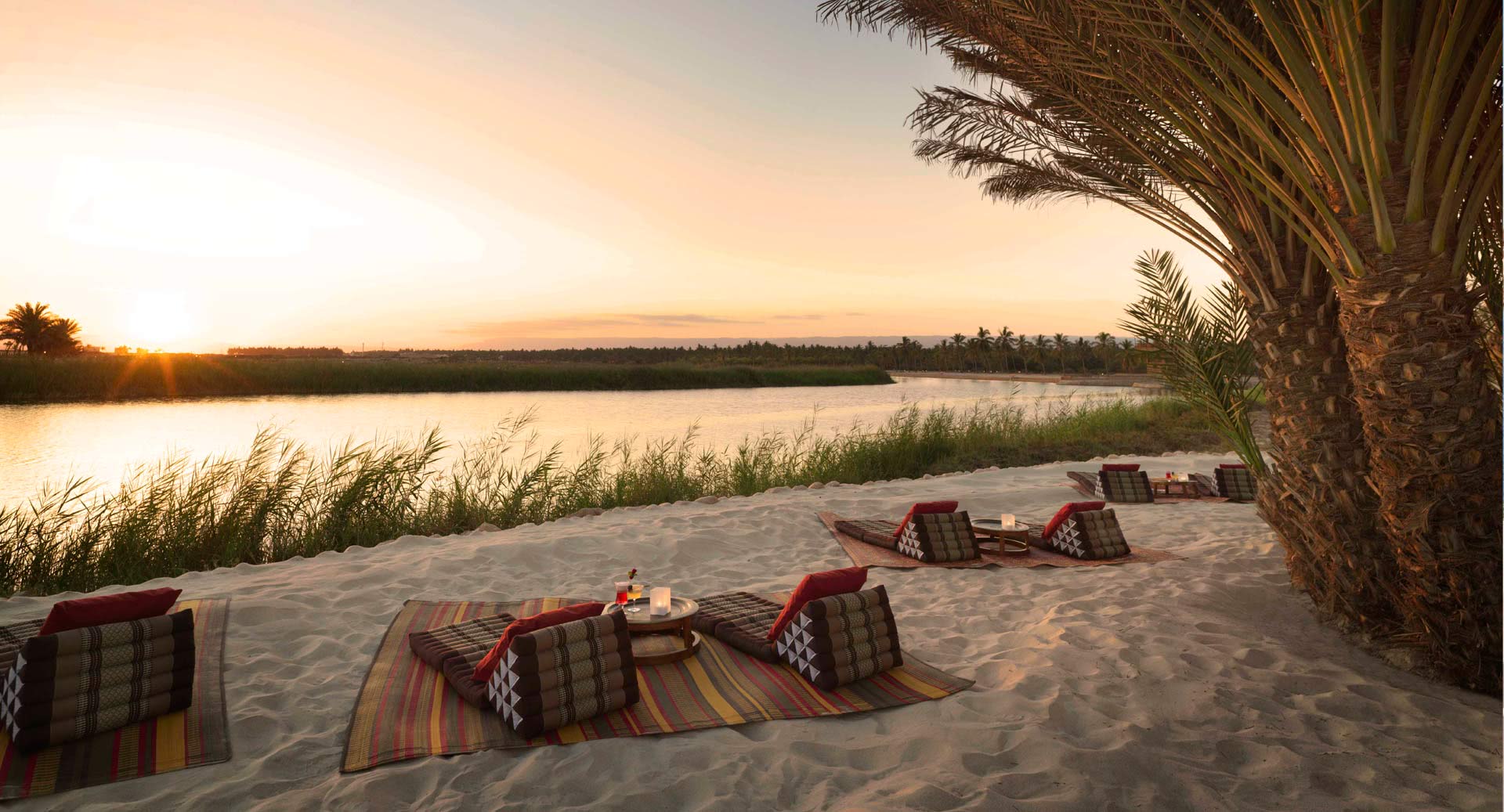 al baleed sunset on beach