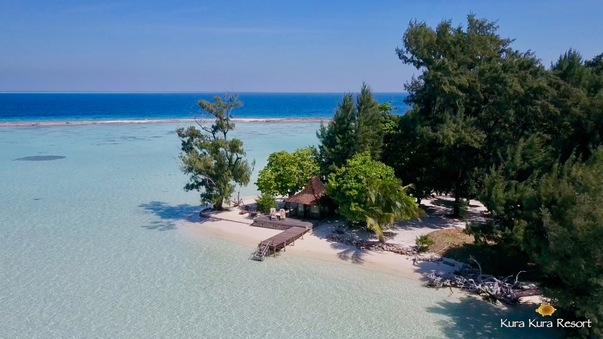 Kura Kura resort from above