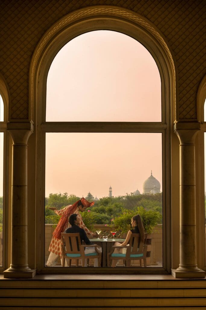 view from window the oberoi amarvilas