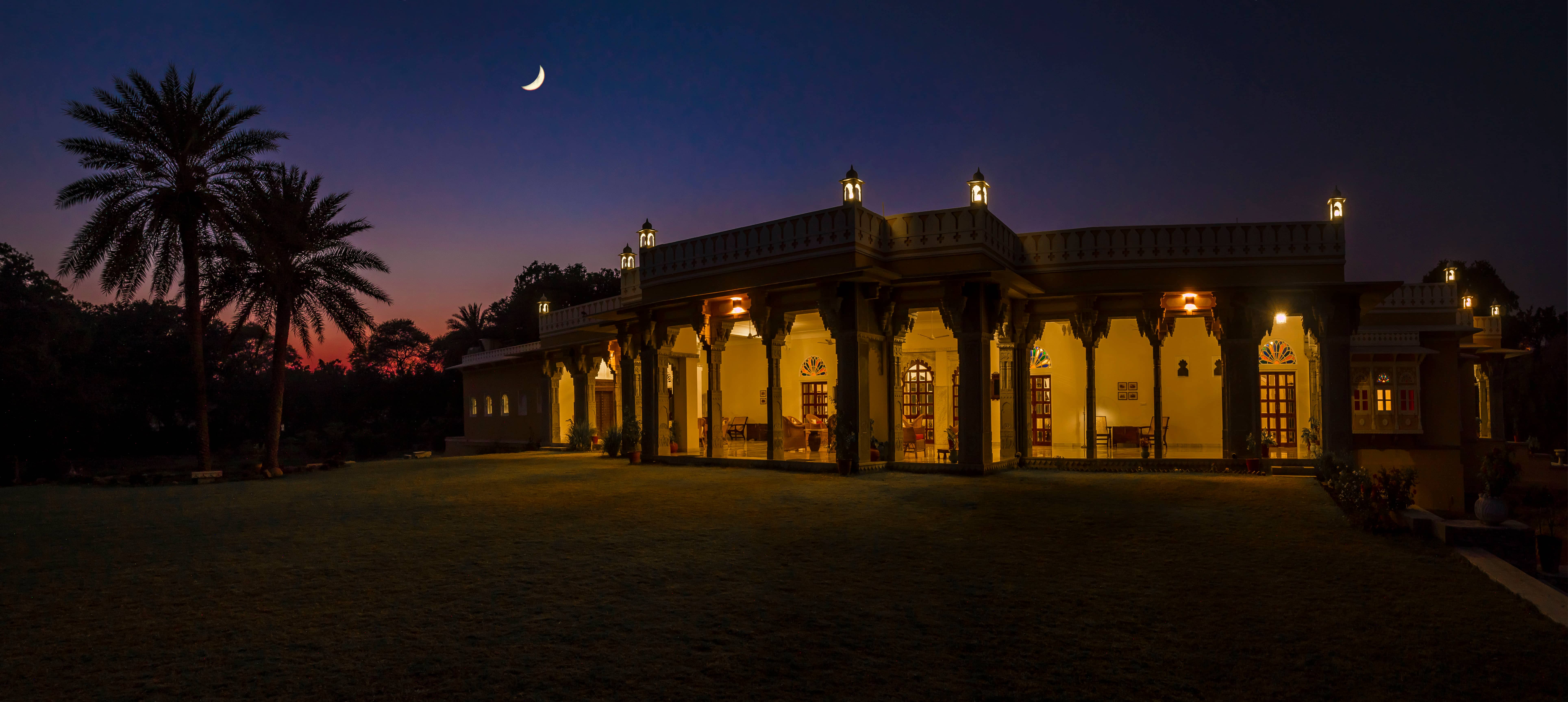 Dev Shree at Nighttime