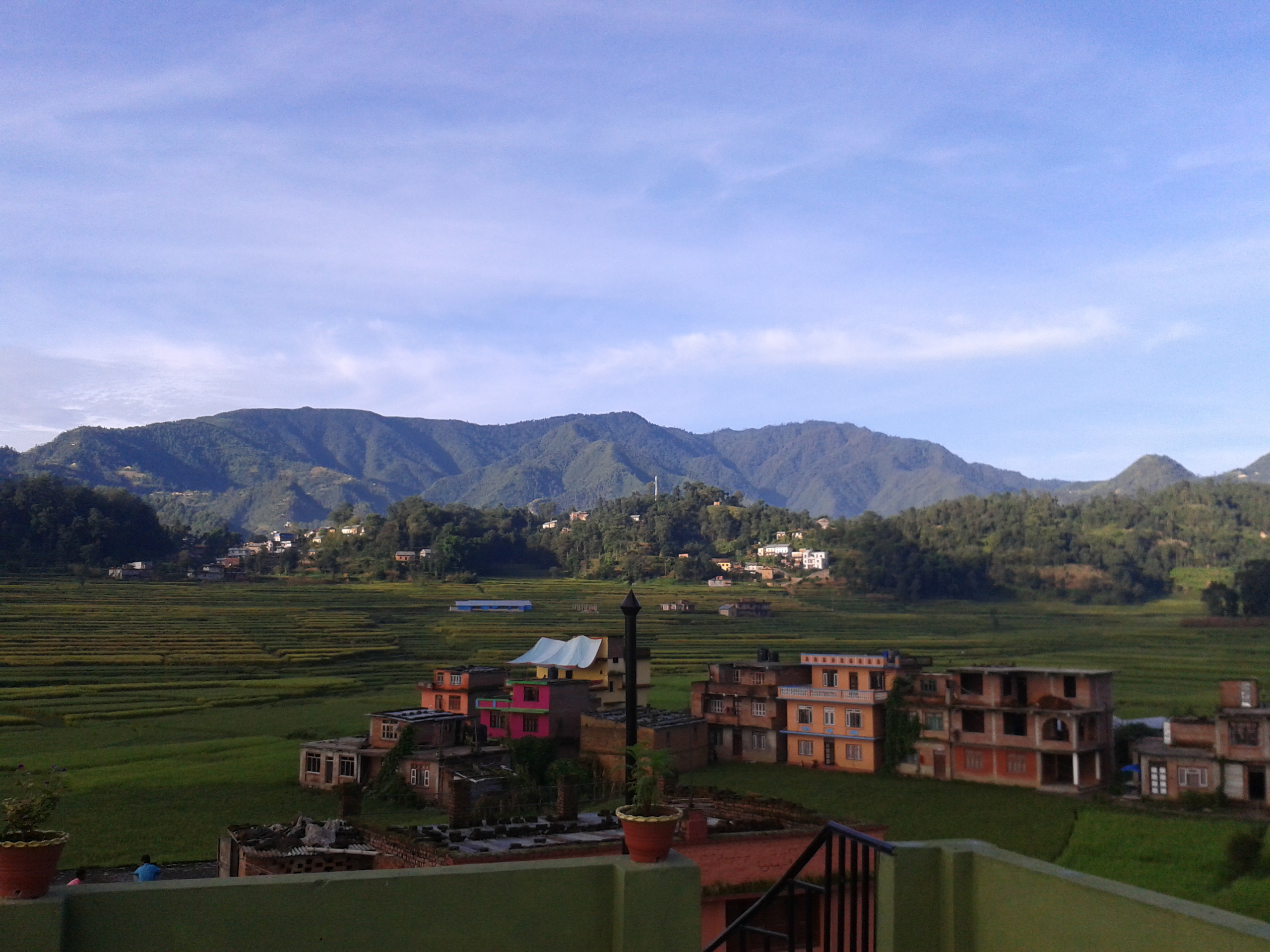 Panauti Community Homestay exterior with view