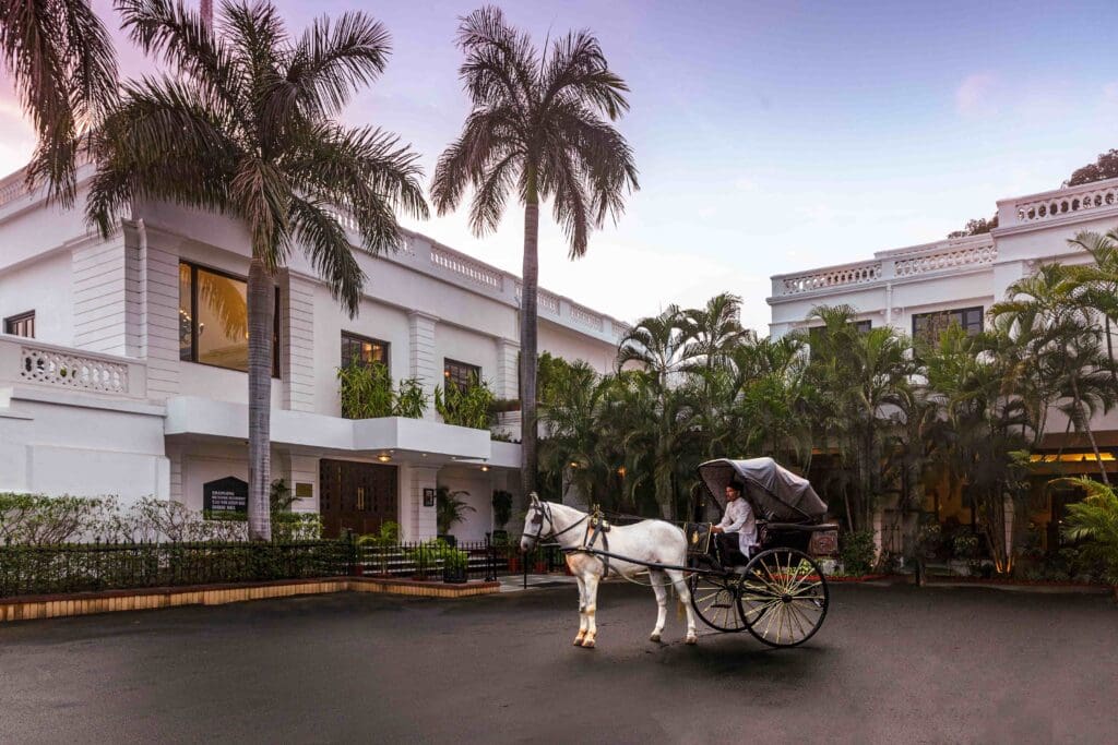 horse carriage at jehan numa palace