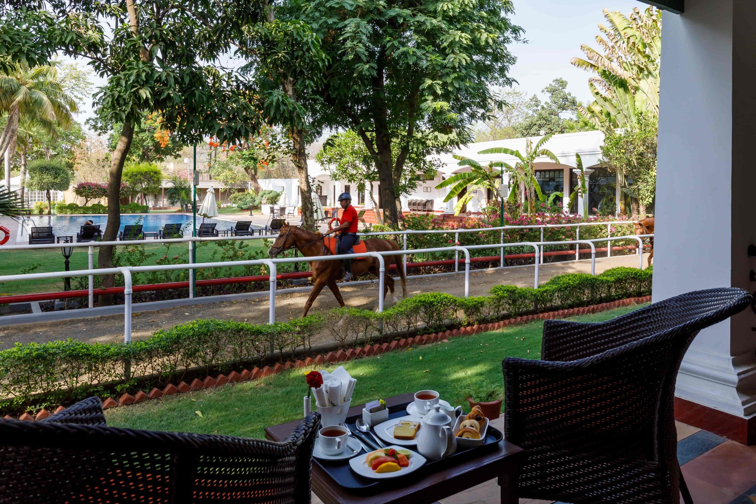 horse riding at jehan numa palace