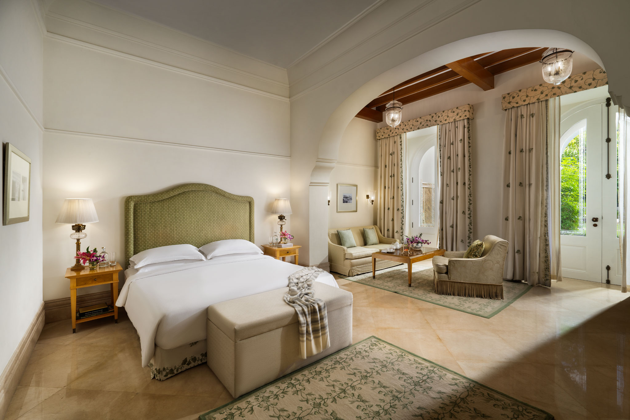 bedroom at taj falaknuma