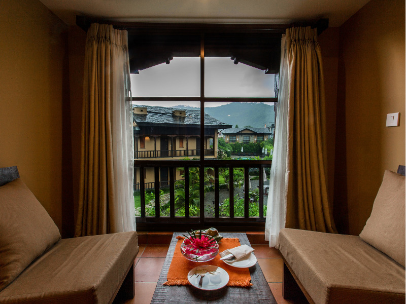 view from room at Temple Tree Resort & Spa