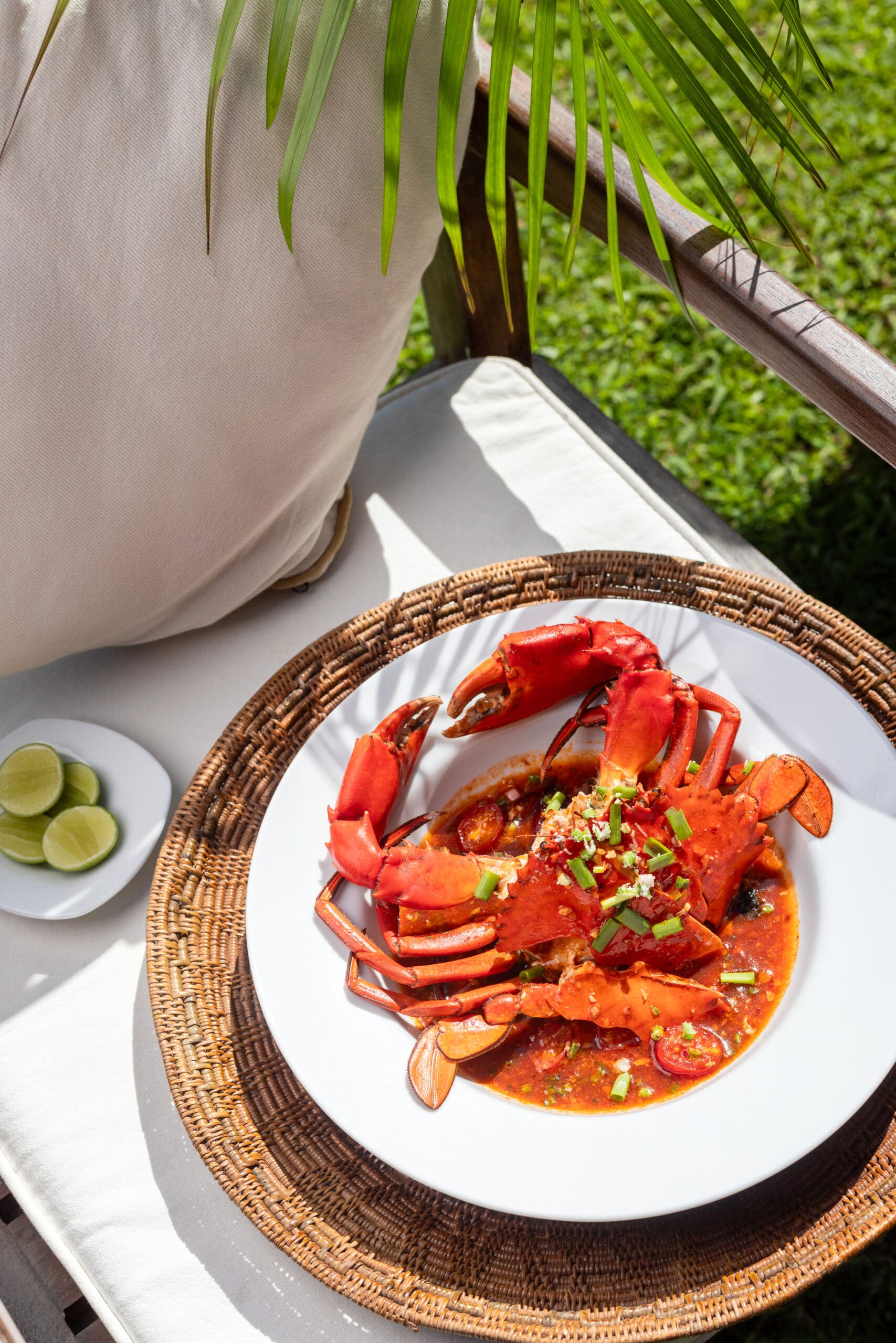 Crab dish, Aditya Resort