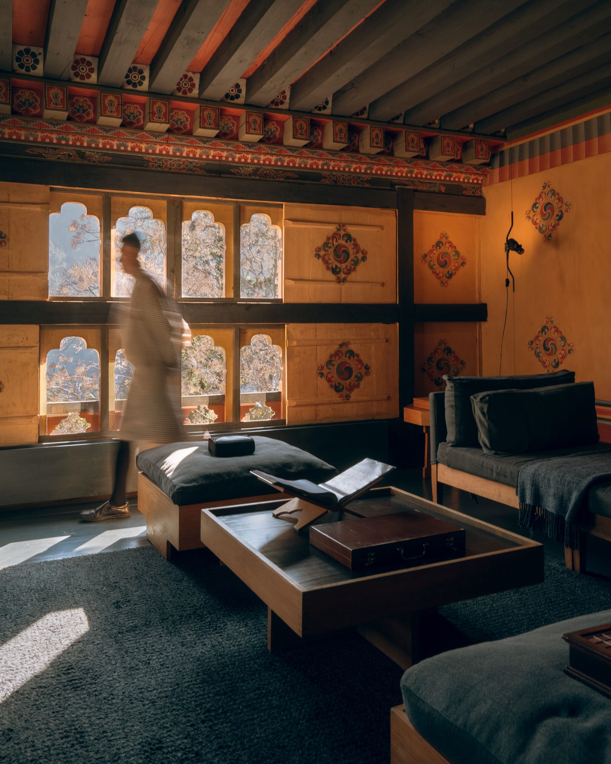 Interior of Amankora Punakha, Bhutan