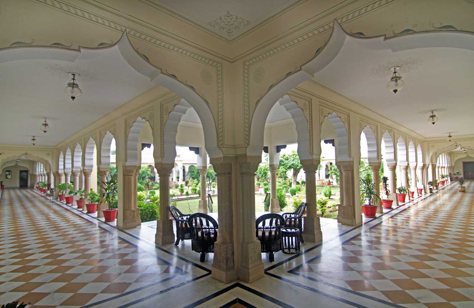 Courtyard at Amar Mahal