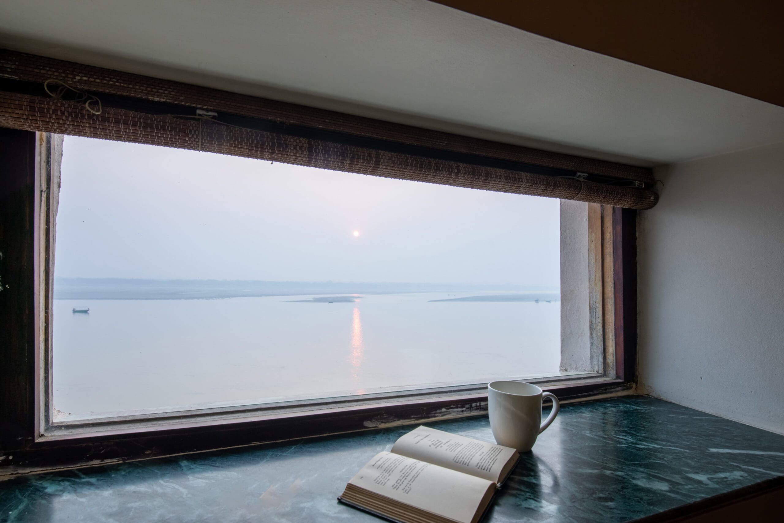 view of the ganges from amritara