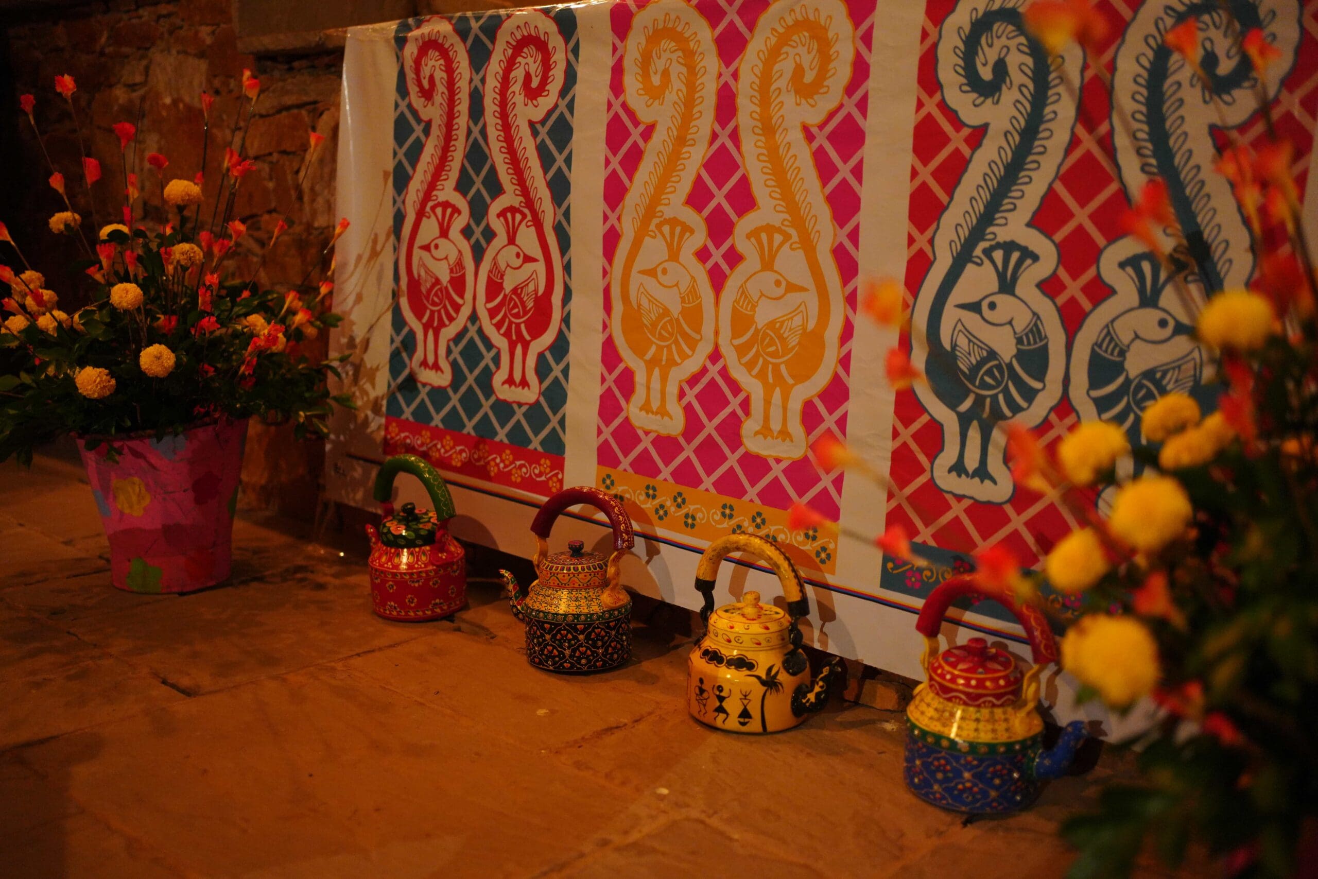 Rajasthani decor at Anopura