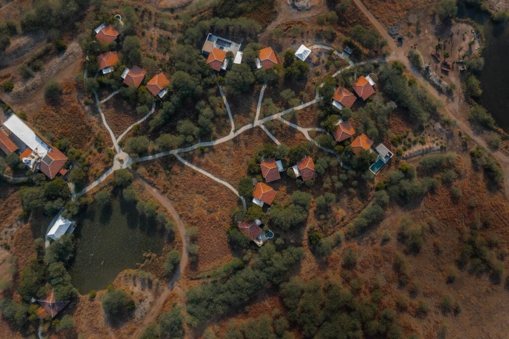 Birdseye of Blackbuck lodge