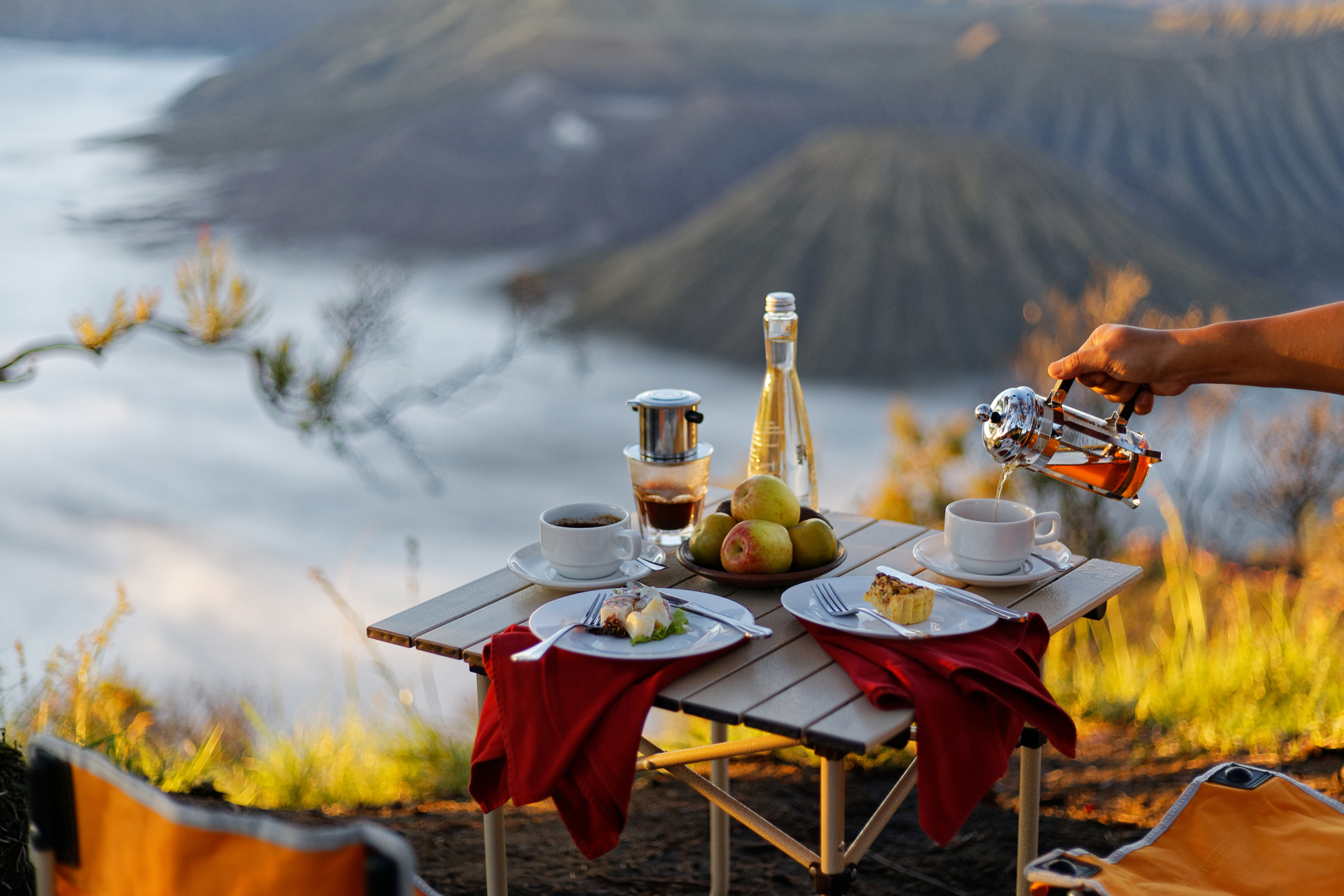 Bromo sunrise breakfast