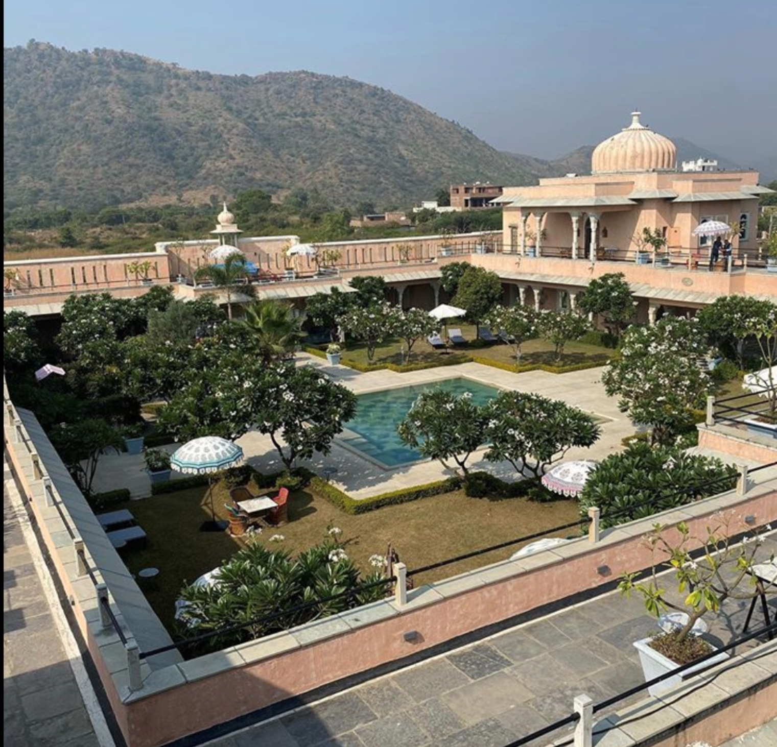 Birdseye view of Bujera Fort