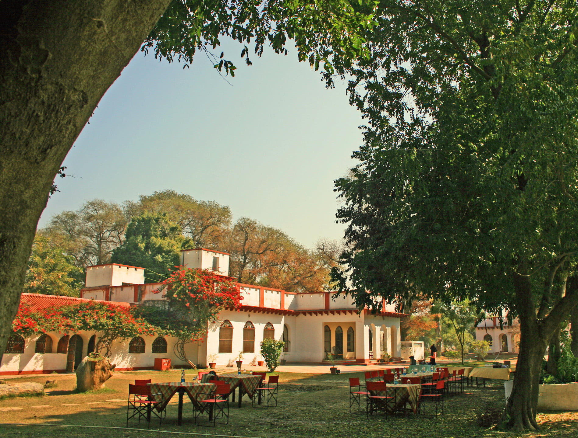 View of Chambal Safari Lodge