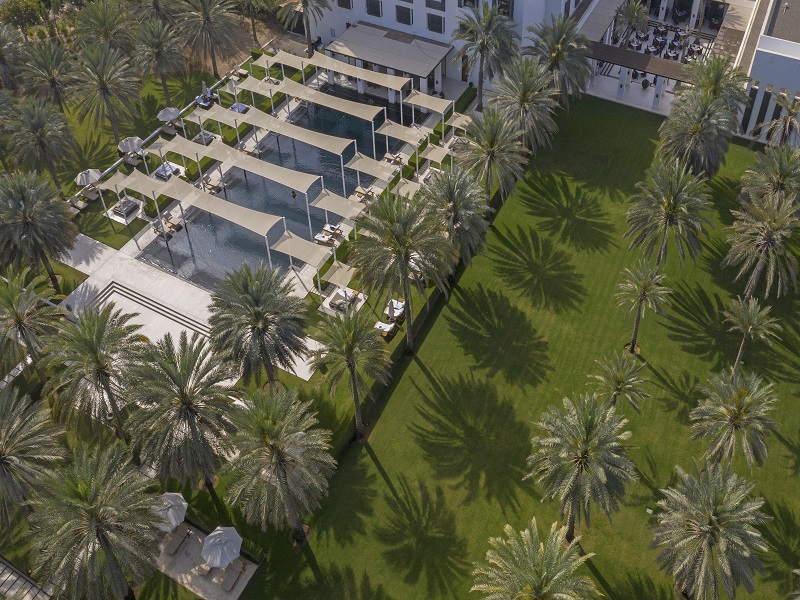 The Chedi, Muscat garden