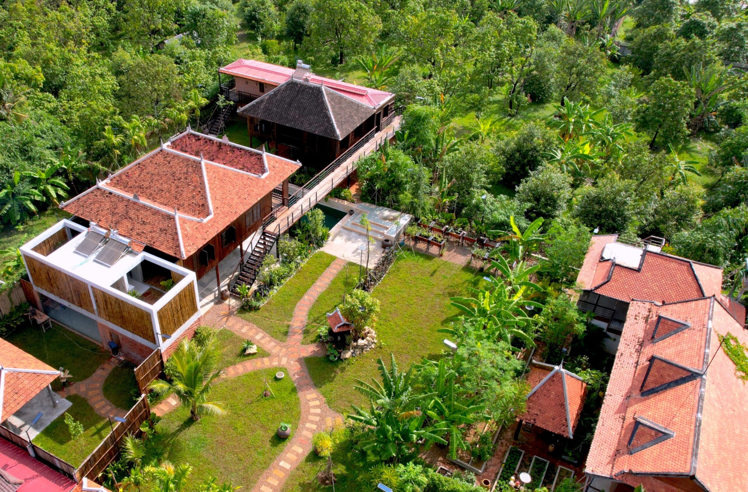 Chef Nak homestay Arial View