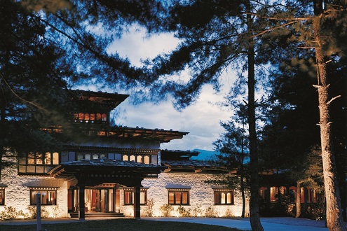 Como Uma Paro, Paro Bhutan, Paro Valley exterior