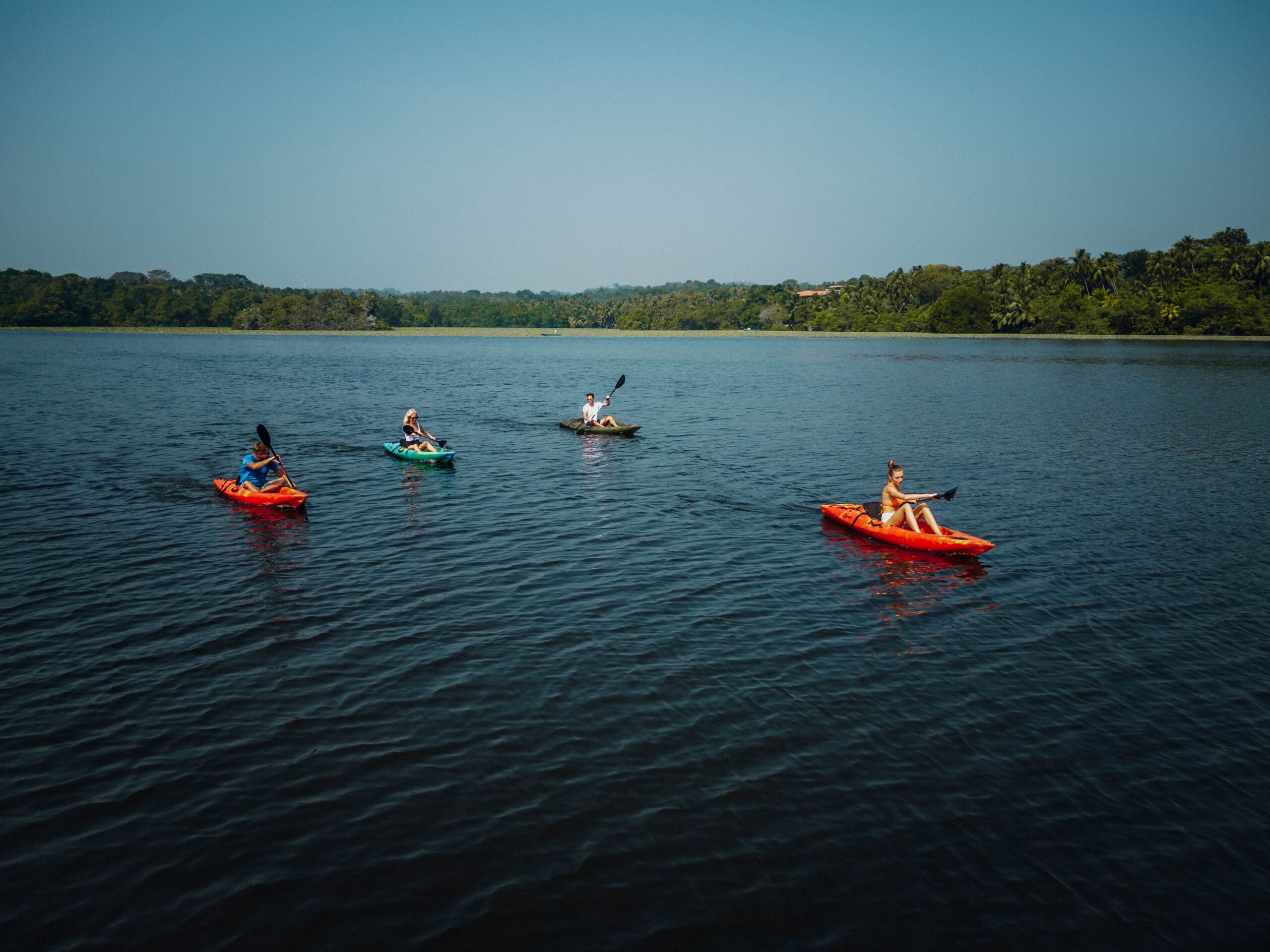 Kayaking from Halycon Mawella